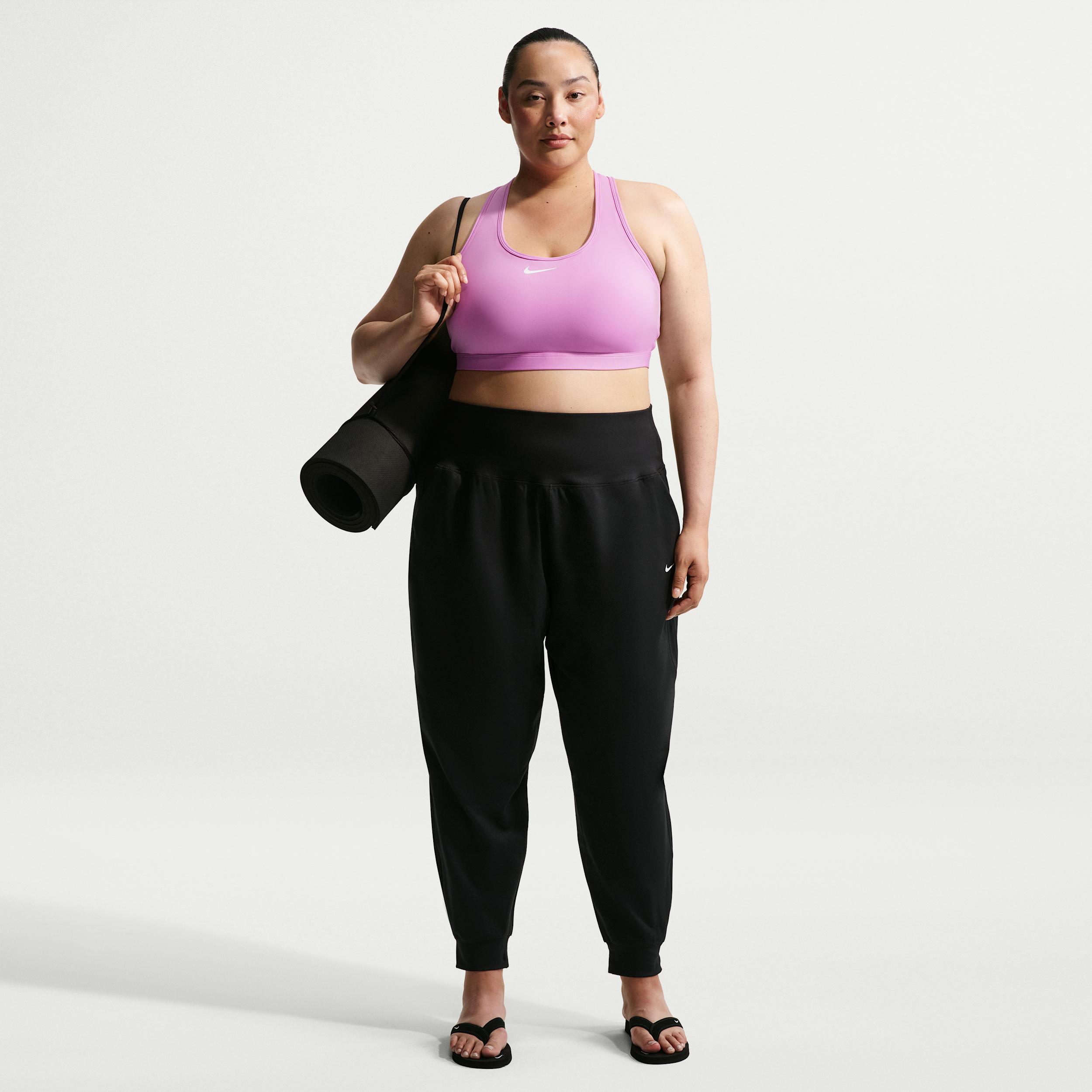 Nike Women's One High-Waisted Full-Length Knit Jogger Pants (Plus Size) by NIKE
