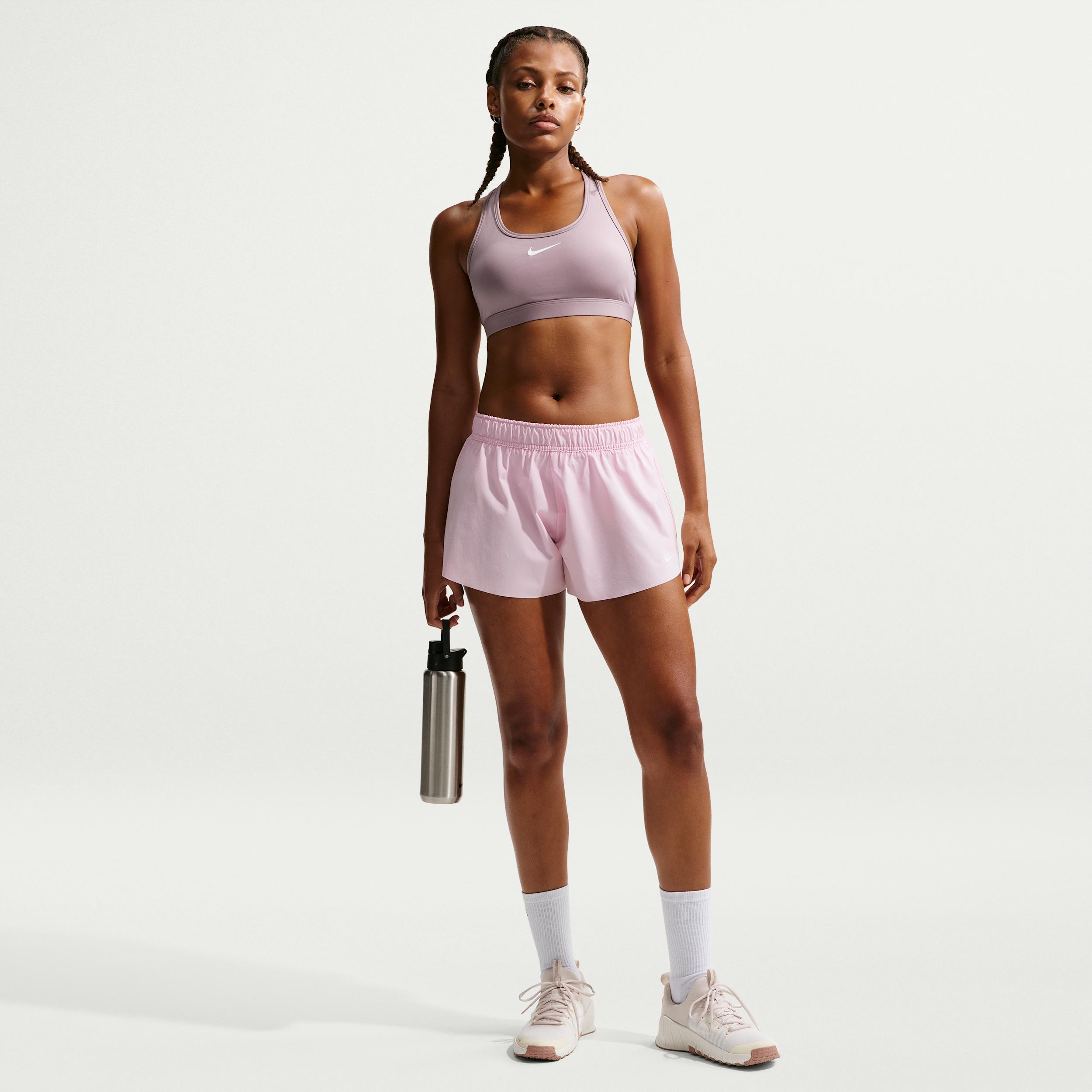 Nike Women's One Mid-Rise 3" Brief-Lined Shorts by NIKE