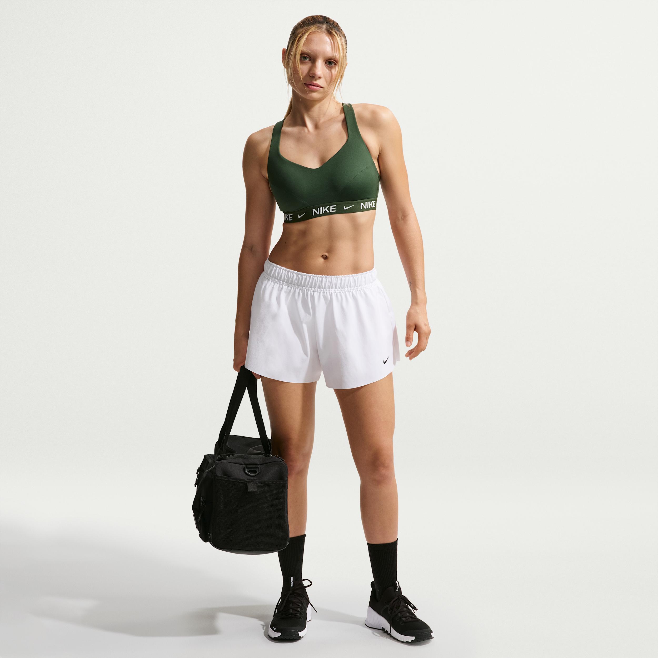 Nike Women's One Mid-Rise 3" Brief-Lined Shorts by NIKE
