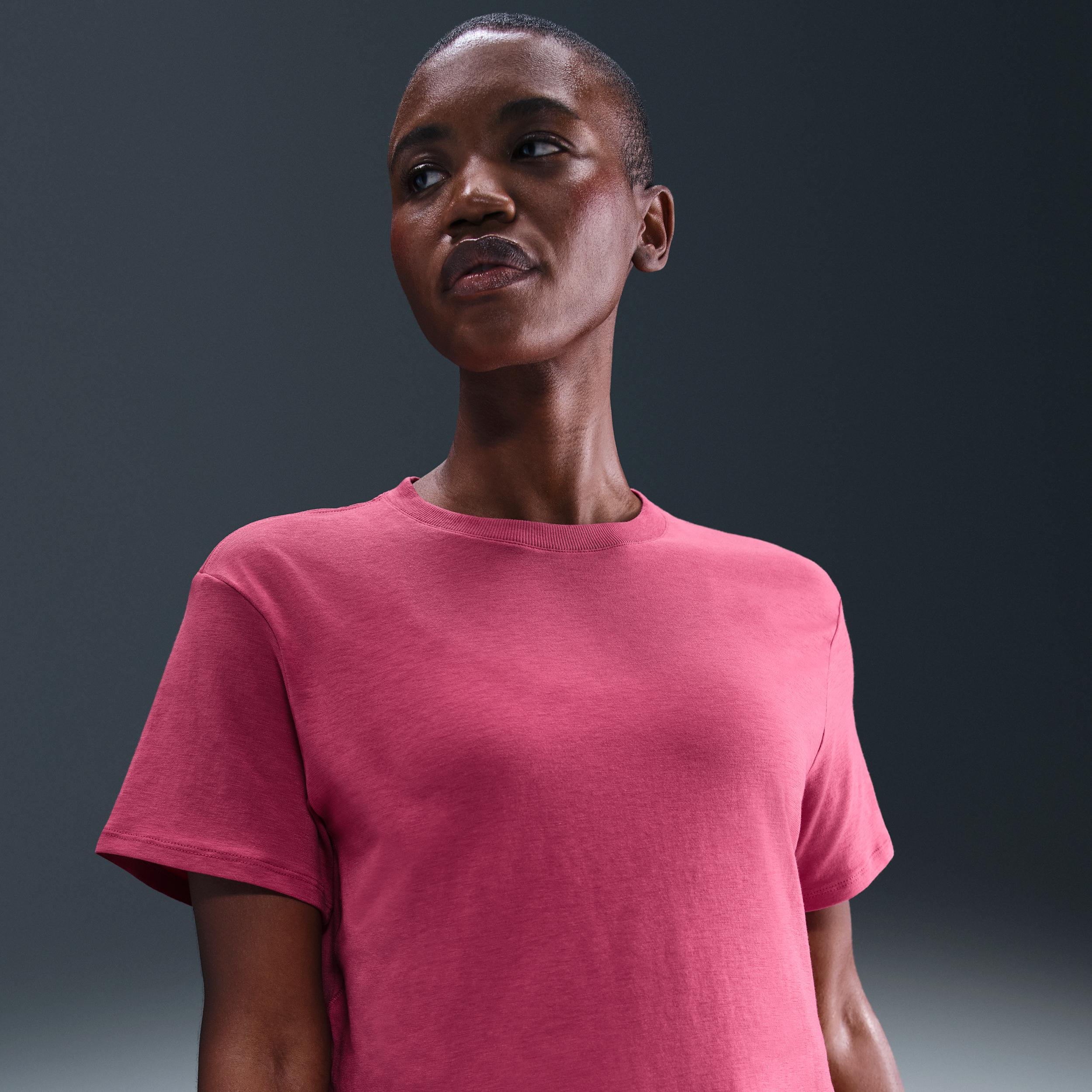 Nike Women's One Relaxed Dri-FIT Cropped Short-Sleeve Top by NIKE Nike Women's One Relaxed Dri-FIT Cropped Short-Sleeve Top by NIKE