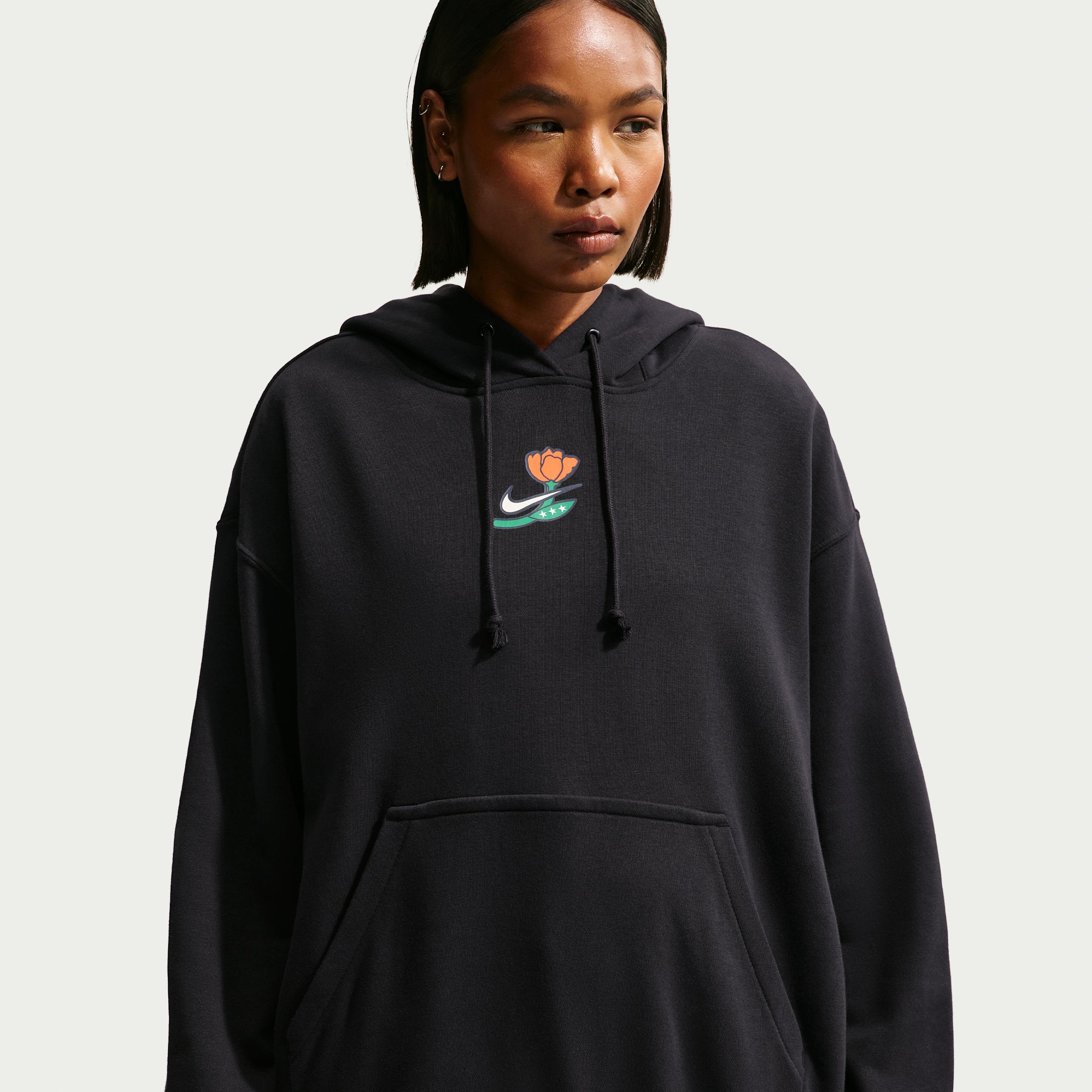 Nike Women's Phoenix Fleece Oversized Pullover Basketball Hoodie by NIKE