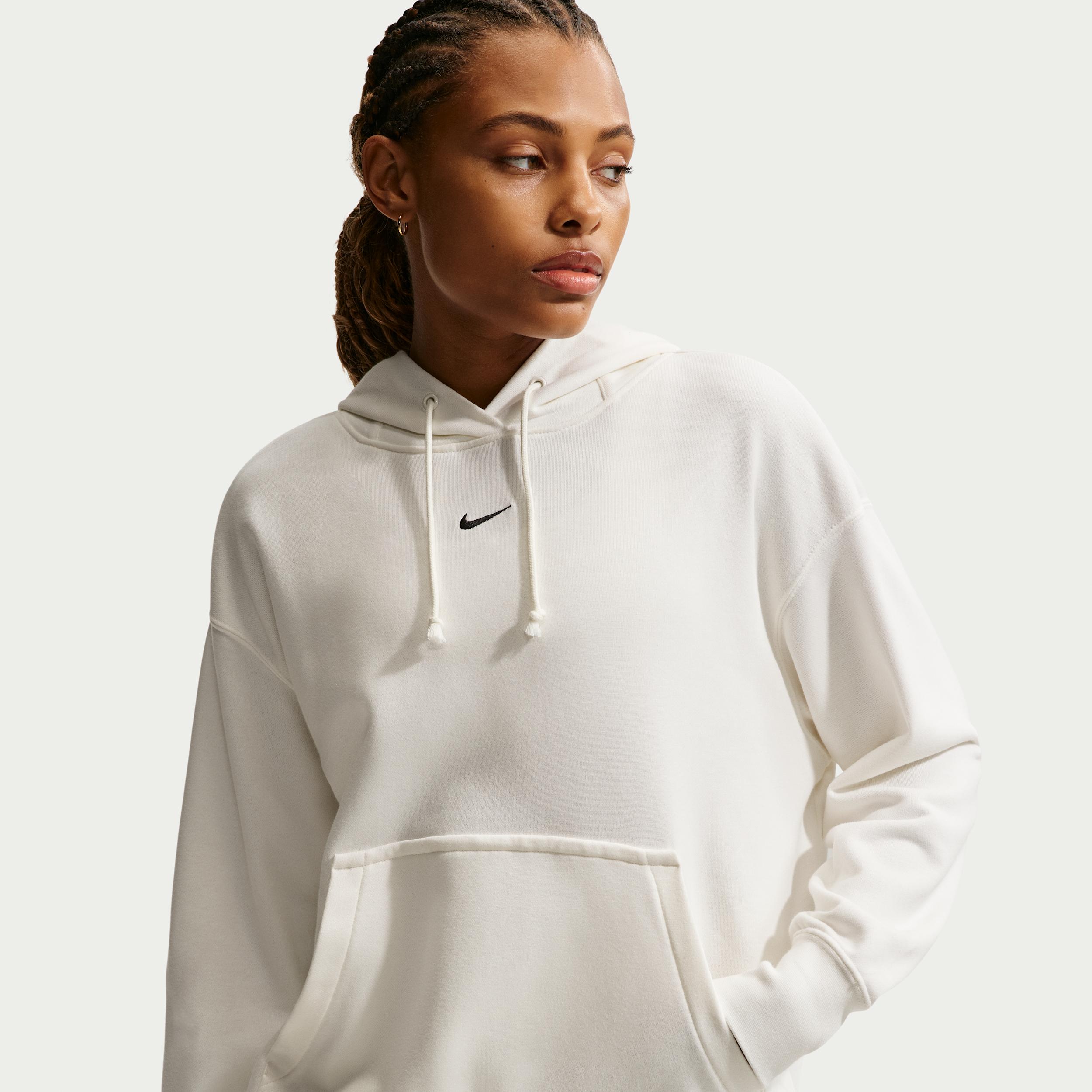 Nike Women's Phoenix Fleece Oversized Pullover Basketball Hoodie by NIKE