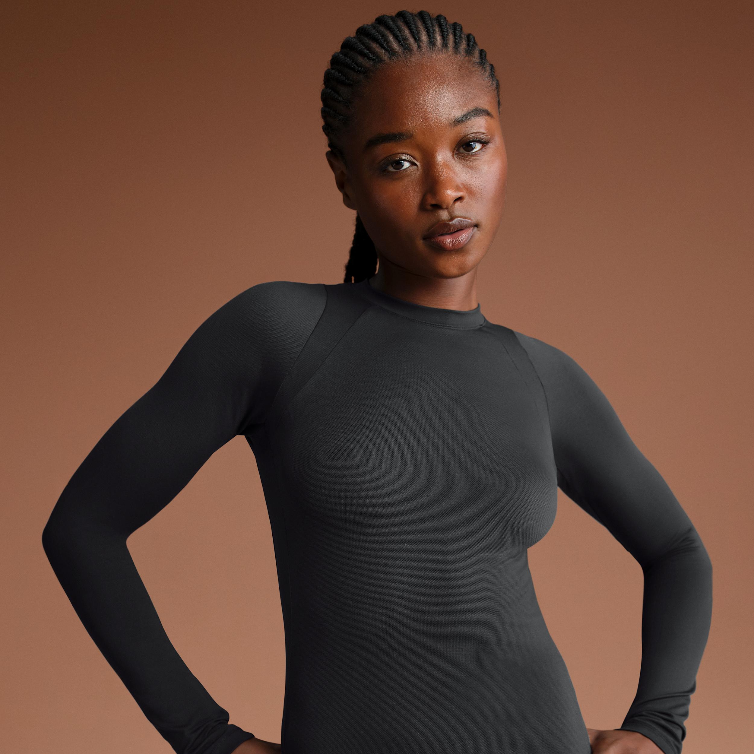 Nike Women's SKIMS Airy Long-Sleeve Crew-Neck Top by NIKE
