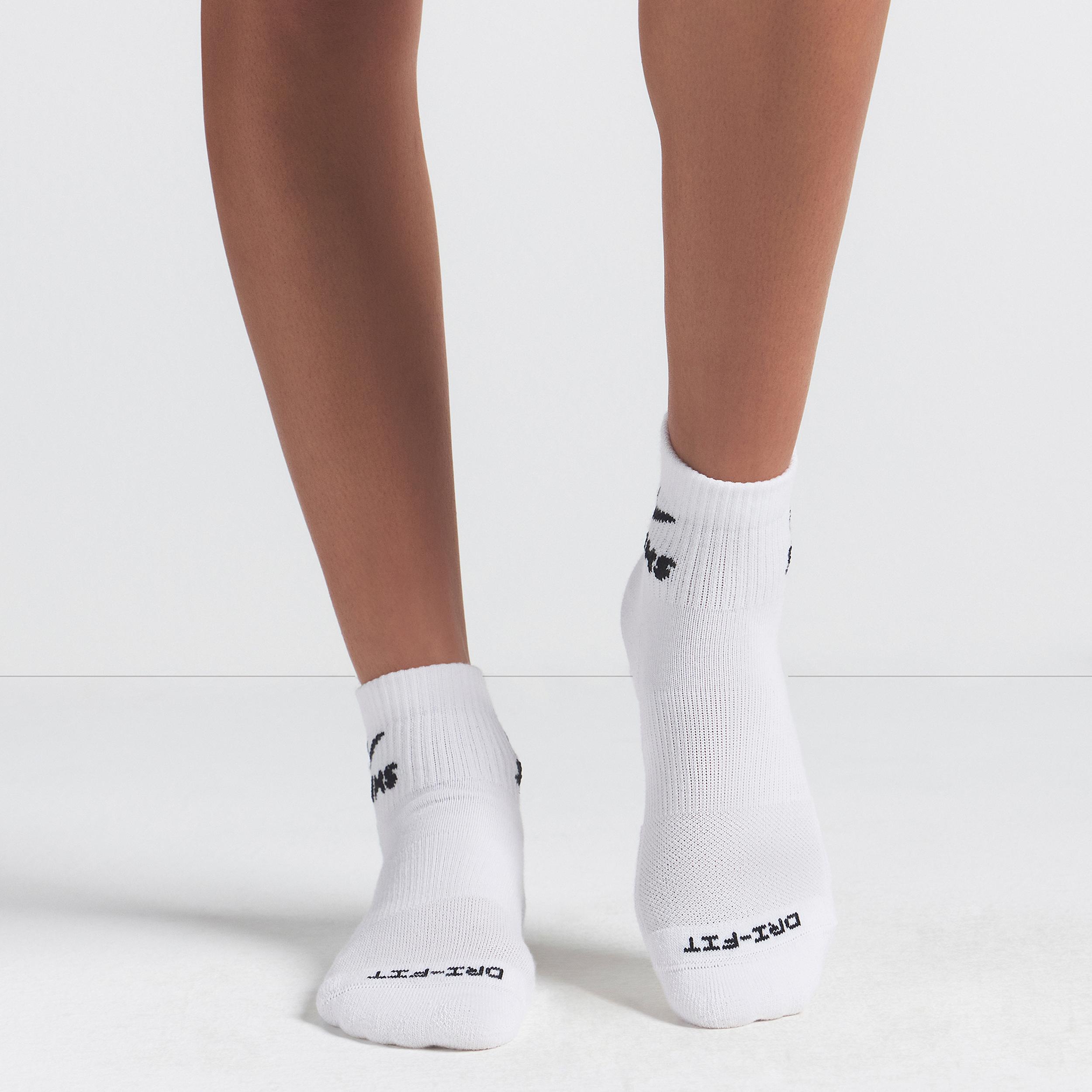 Nike Women's SKIMS Dri-FIT Quarter Socks (3 Pairs) by NIKE