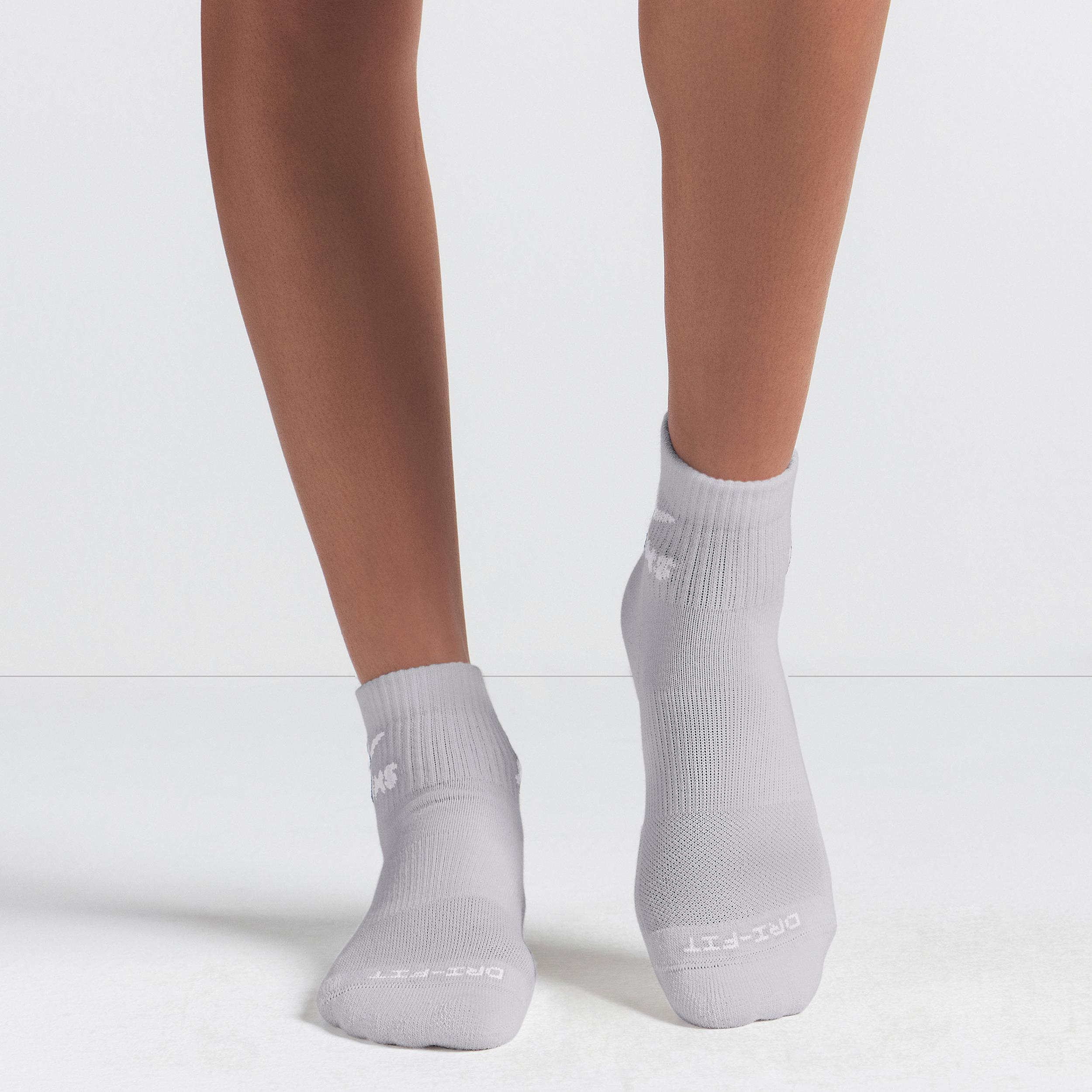 Nike Women's SKIMS Dri-FIT Quarter Socks (3 Pairs) by NIKE