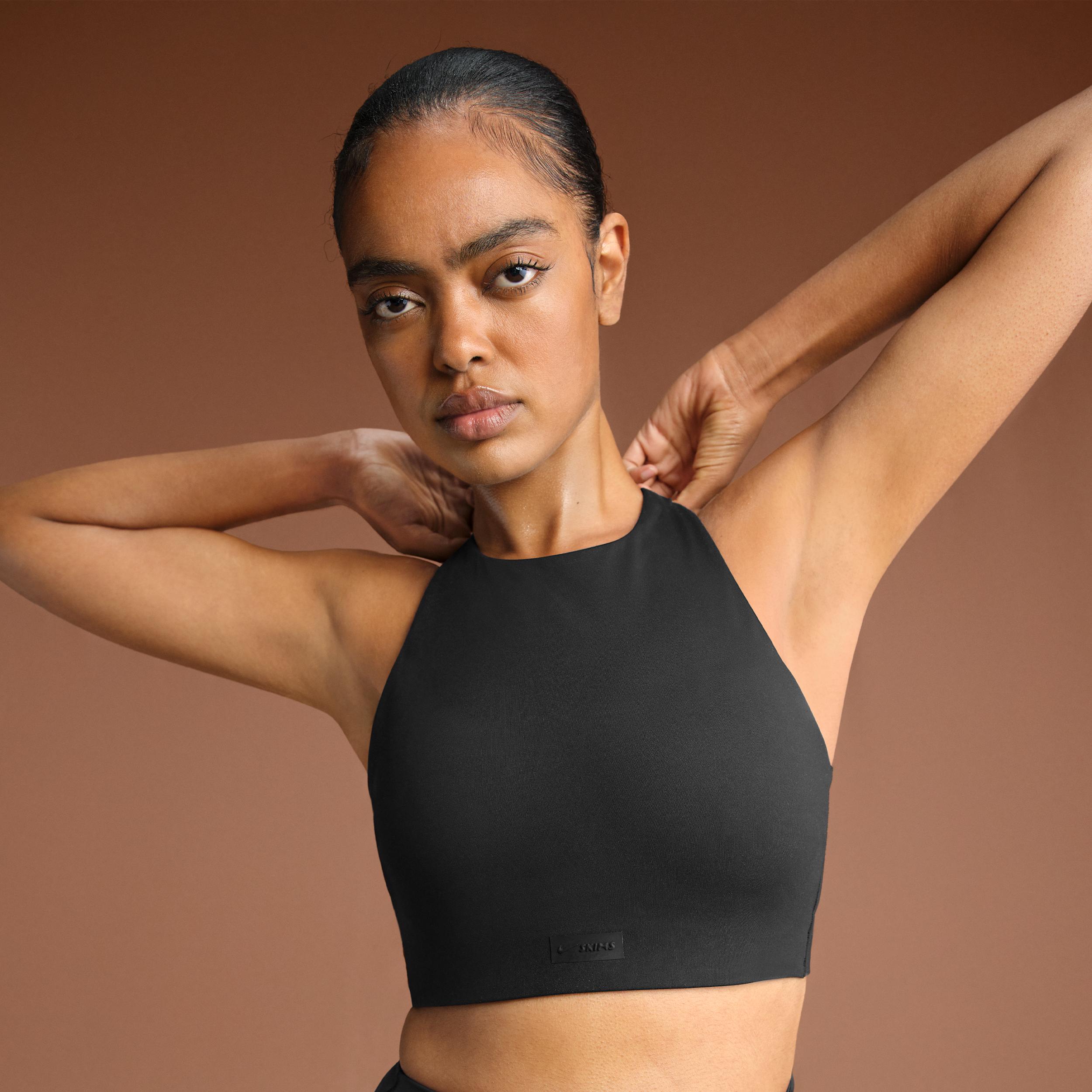 Nike Women's SKIMS Matte High-Neck Bra by NIKE