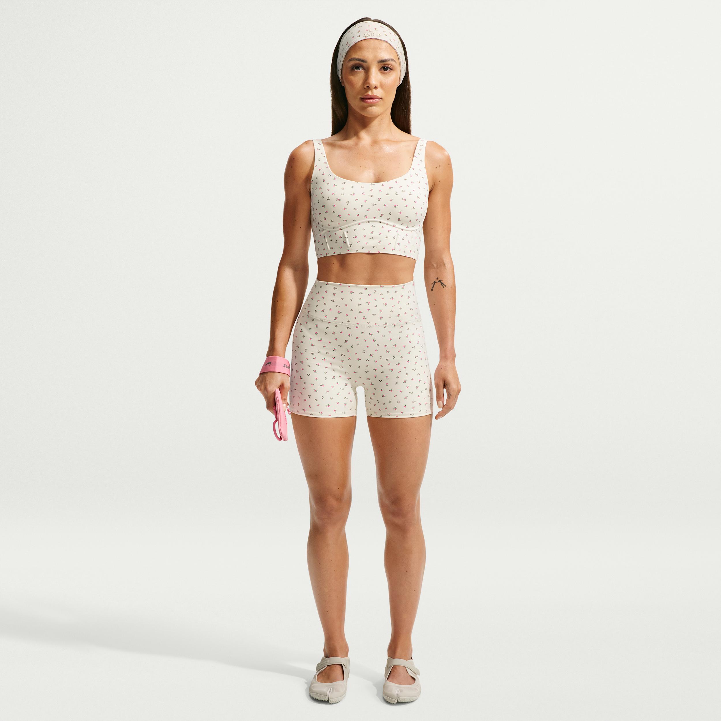 Nike Women's SKIMS Matte Printed High-Waisted 3" Shorts by NIKE