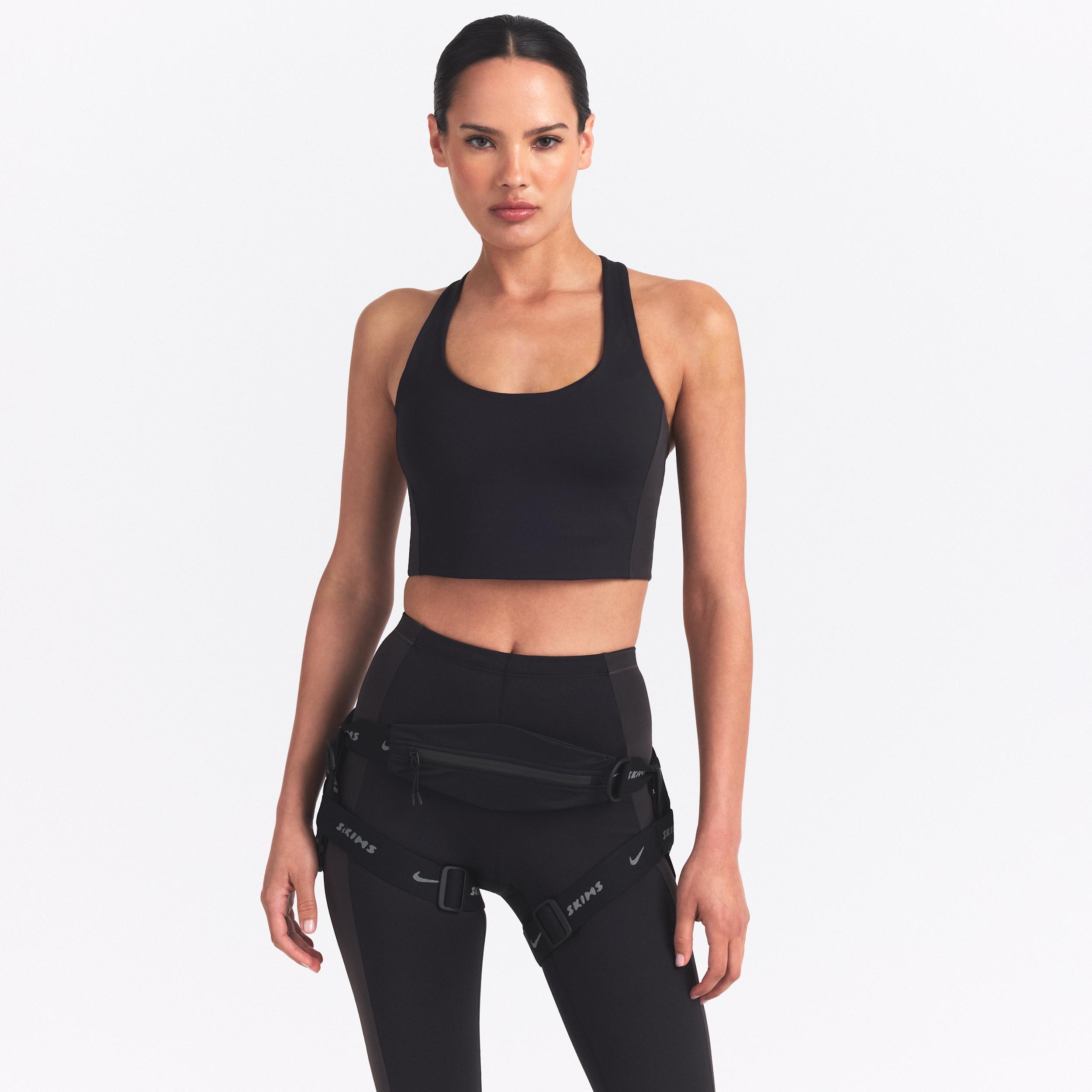 Nike Women's SKIMS Matte Shine Mix T-Back Bra by NIKE