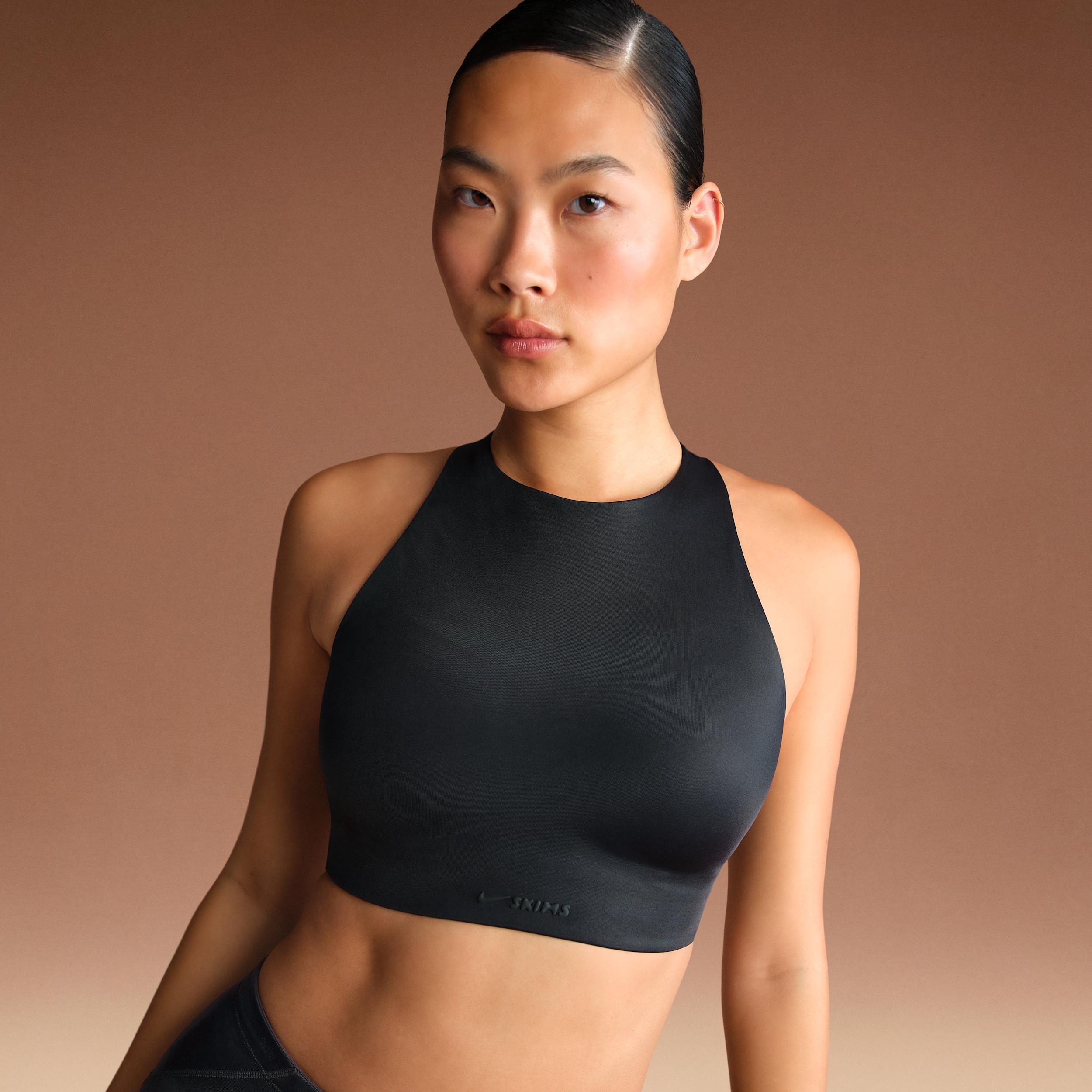 Nike Women's SKIMS Shine High-Neck Bra by NIKE