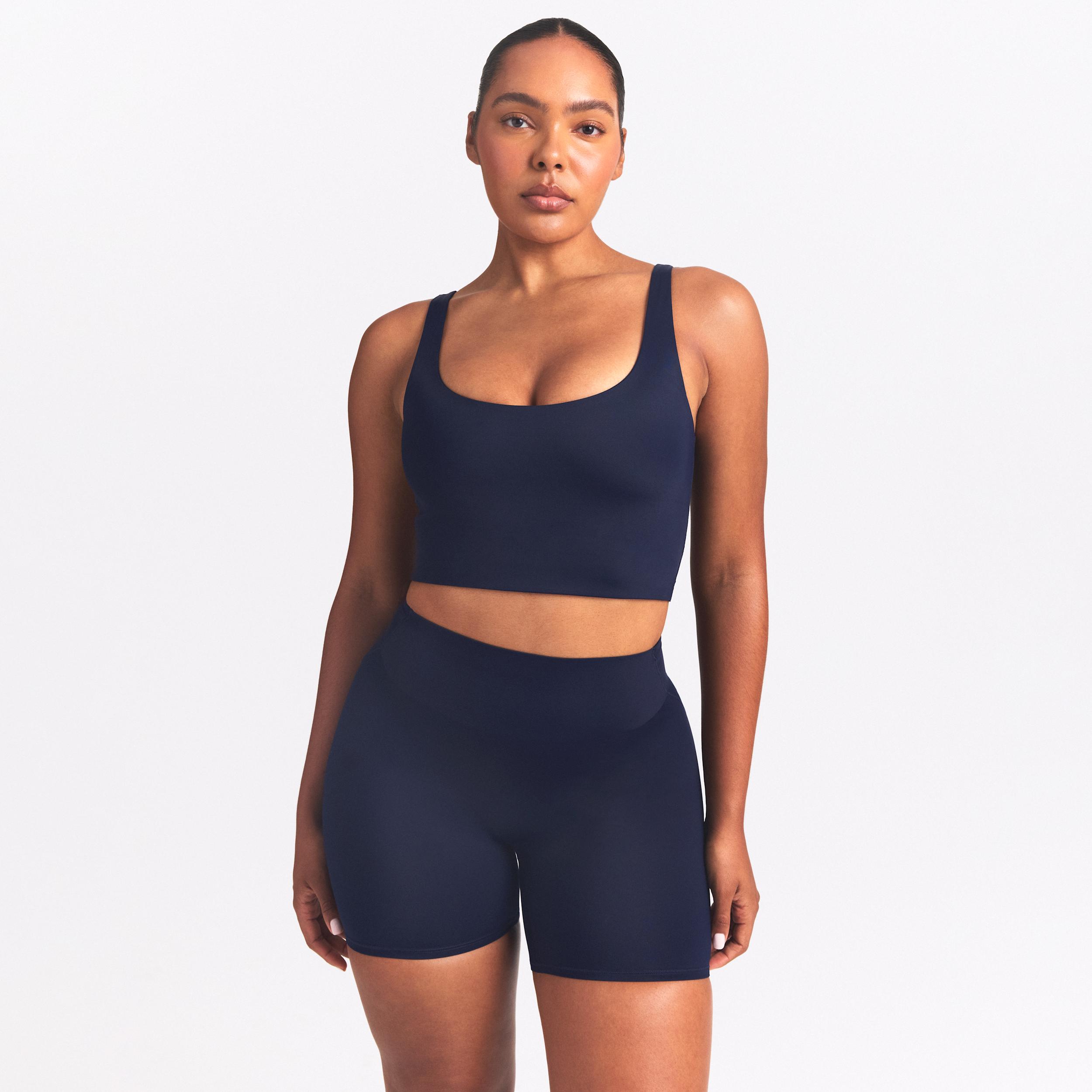 Nike Women's SKIMS Shine Scoop-Neck Bra Top by NIKE