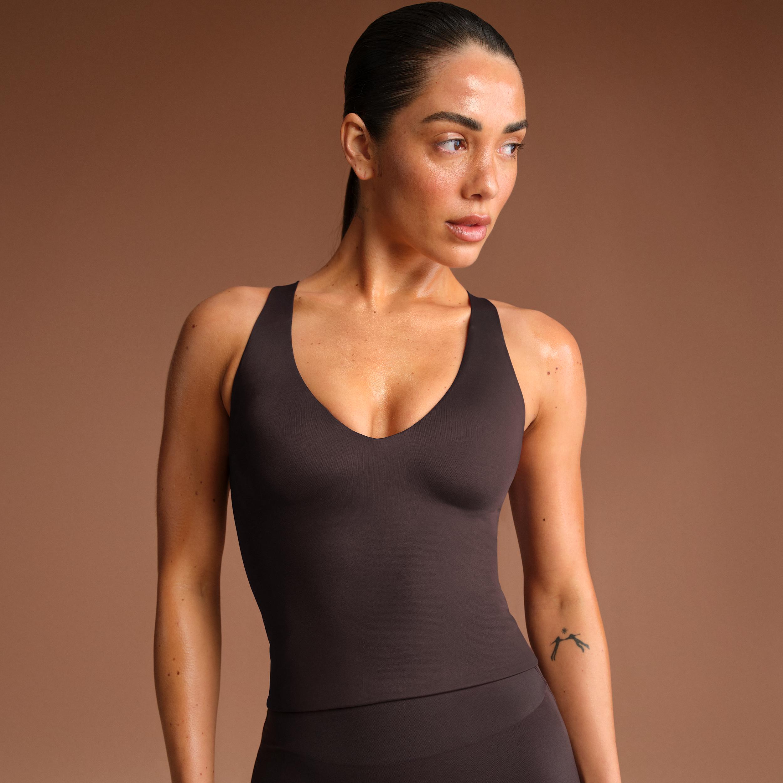 Nike Women's SKIMS Shine V-Neck Tank Top by NIKE