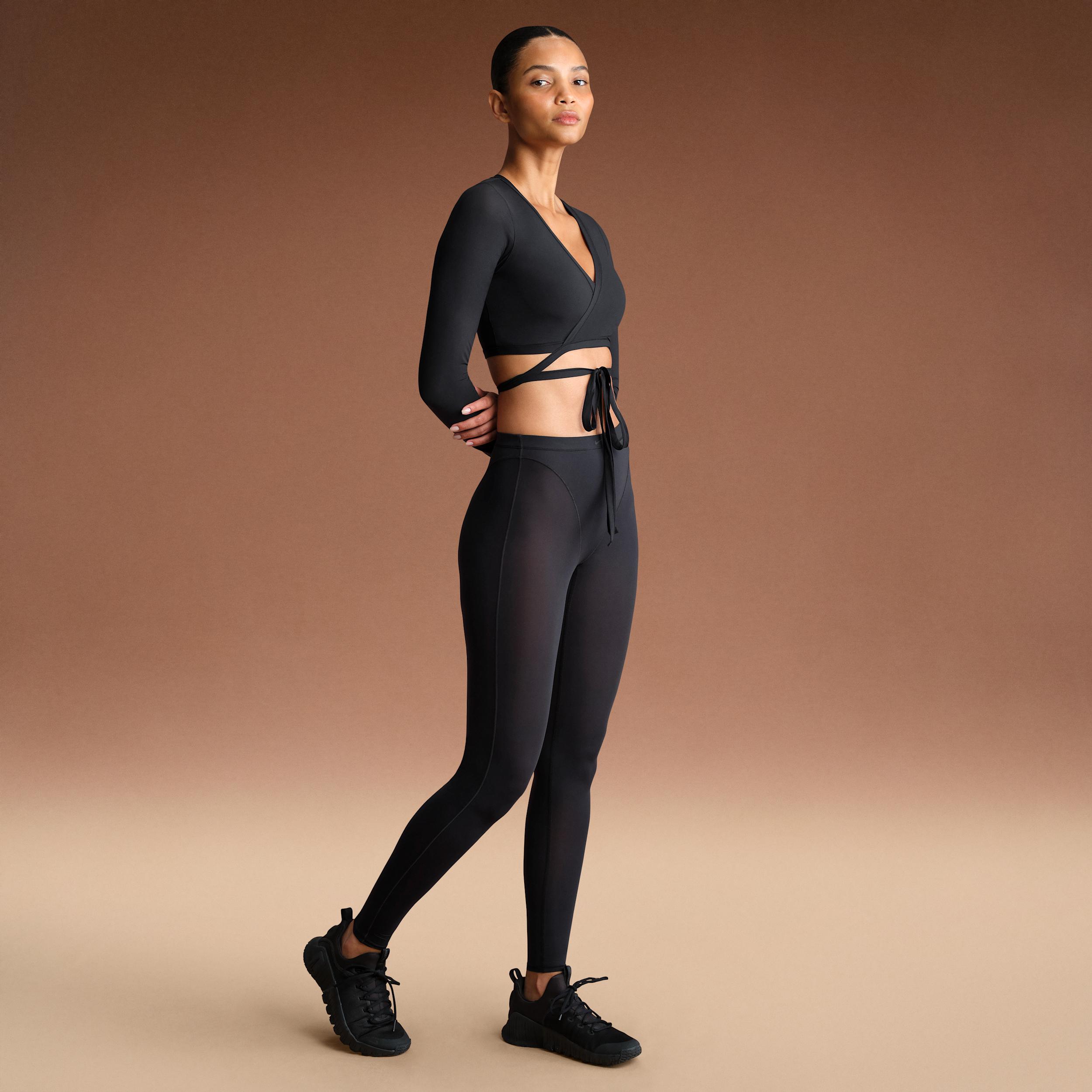 Nike Women's SKIMS Weightless Layers High-Waisted V-Panel Leggings by NIKE