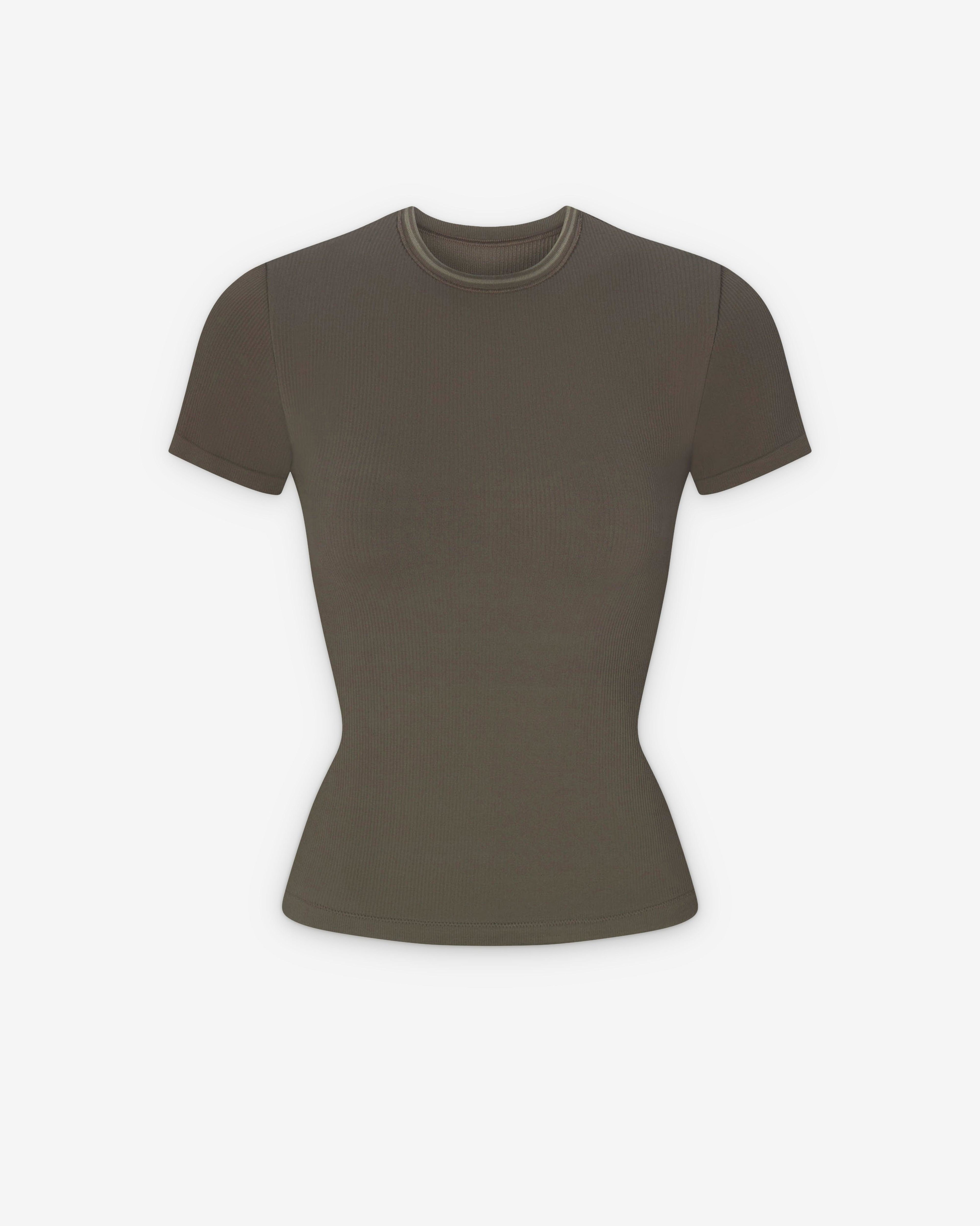 Nike - Women's Short Sleeve Mock Neck Top - (Dusty Oakmoss) by NIKE