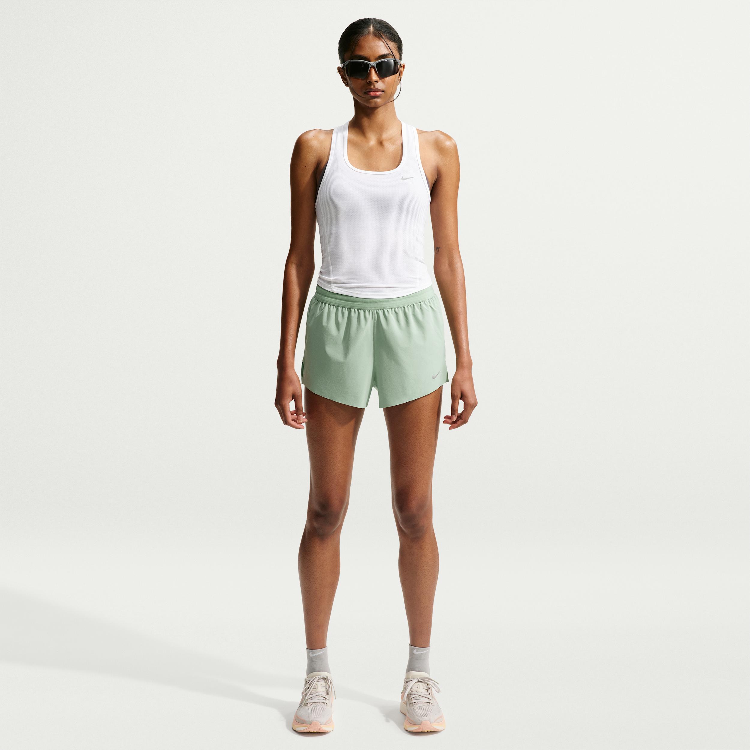 Nike Women's Swift Dri-FIT Mid-Rise 2.5" Brief-Lined Running Shorts by NIKE