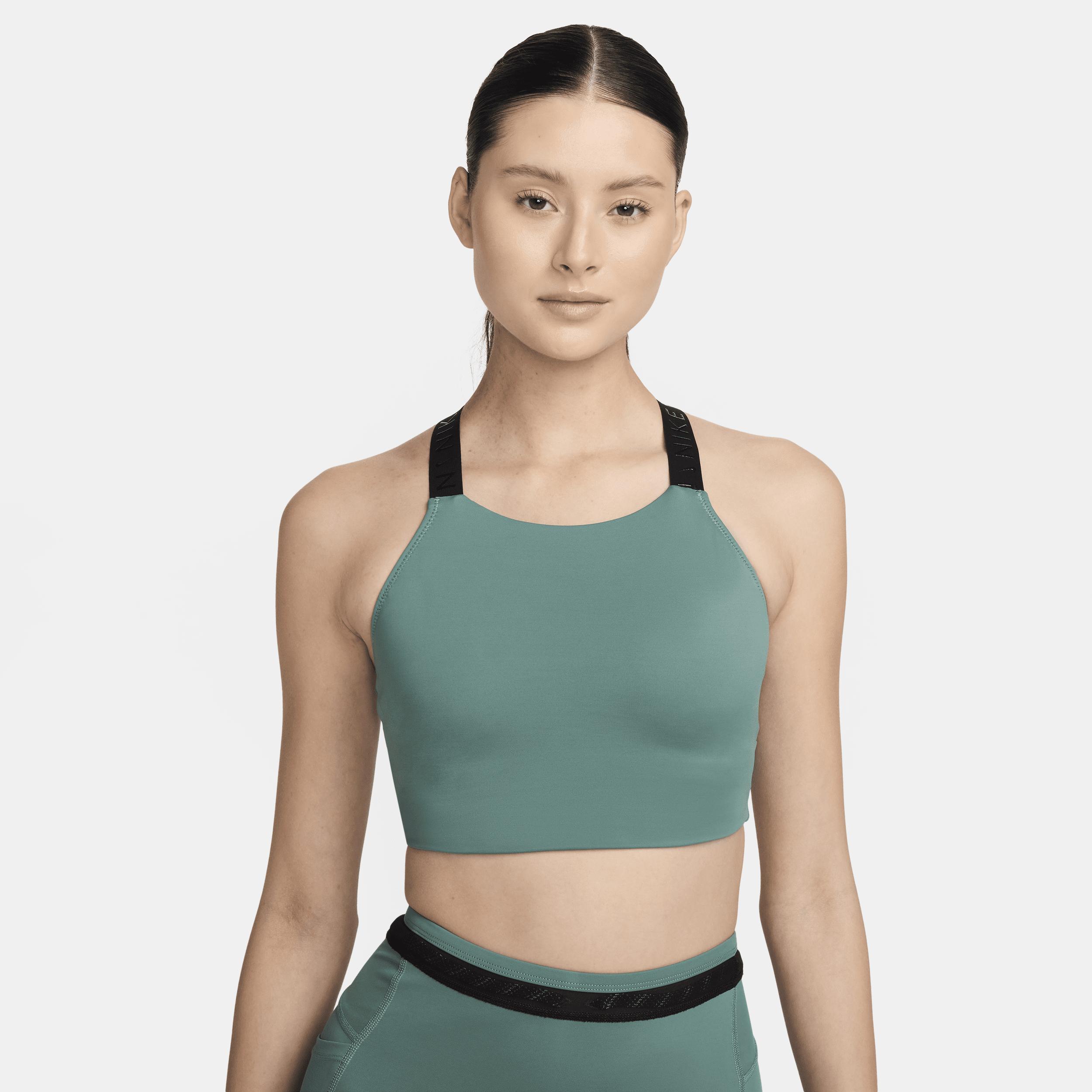 Nike Women's Swim Hydralock Fusion High-Neck Midkini Top by NIKE