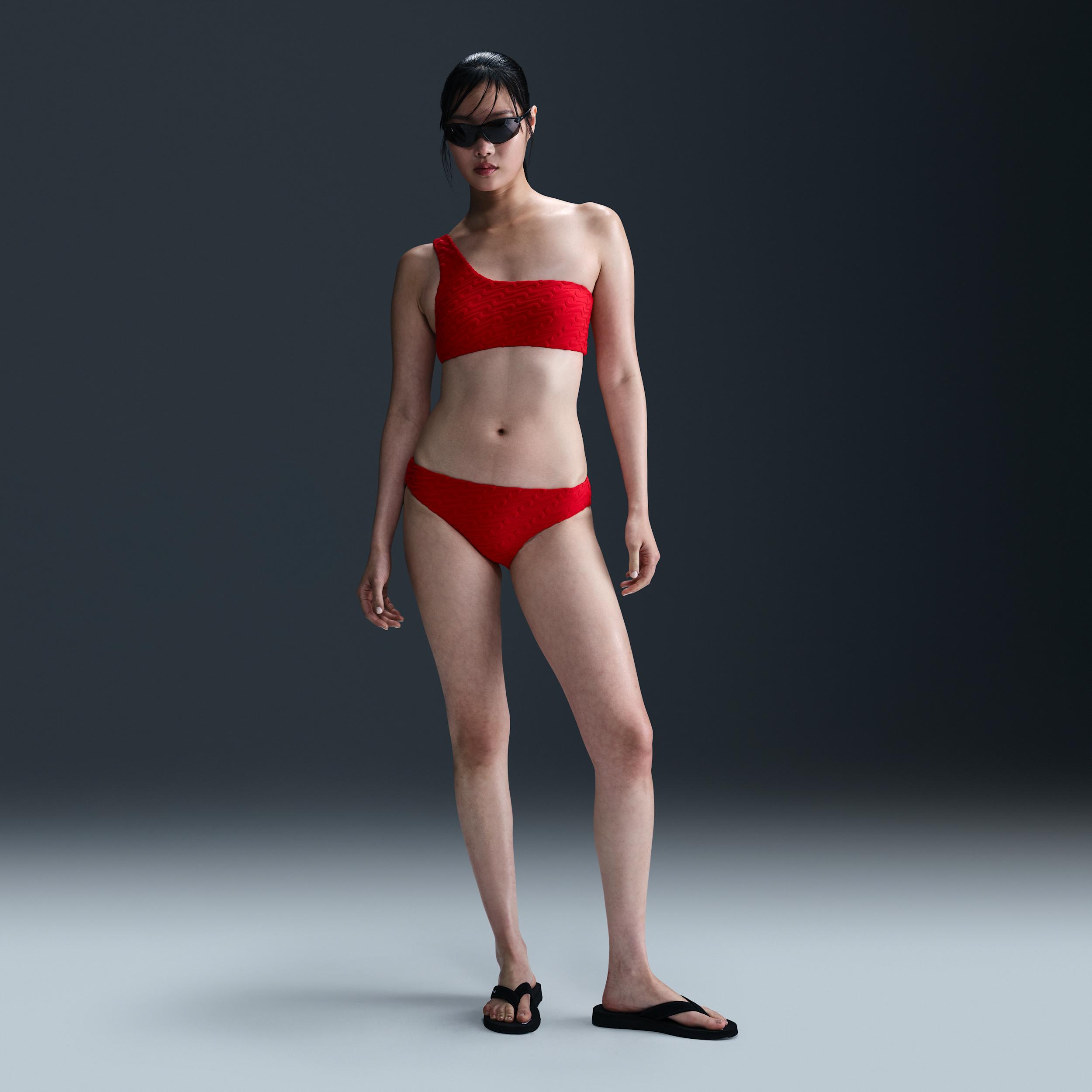 Nike Women's Swim Swoosh Link Terry Hipster Bikini Bottom by NIKE