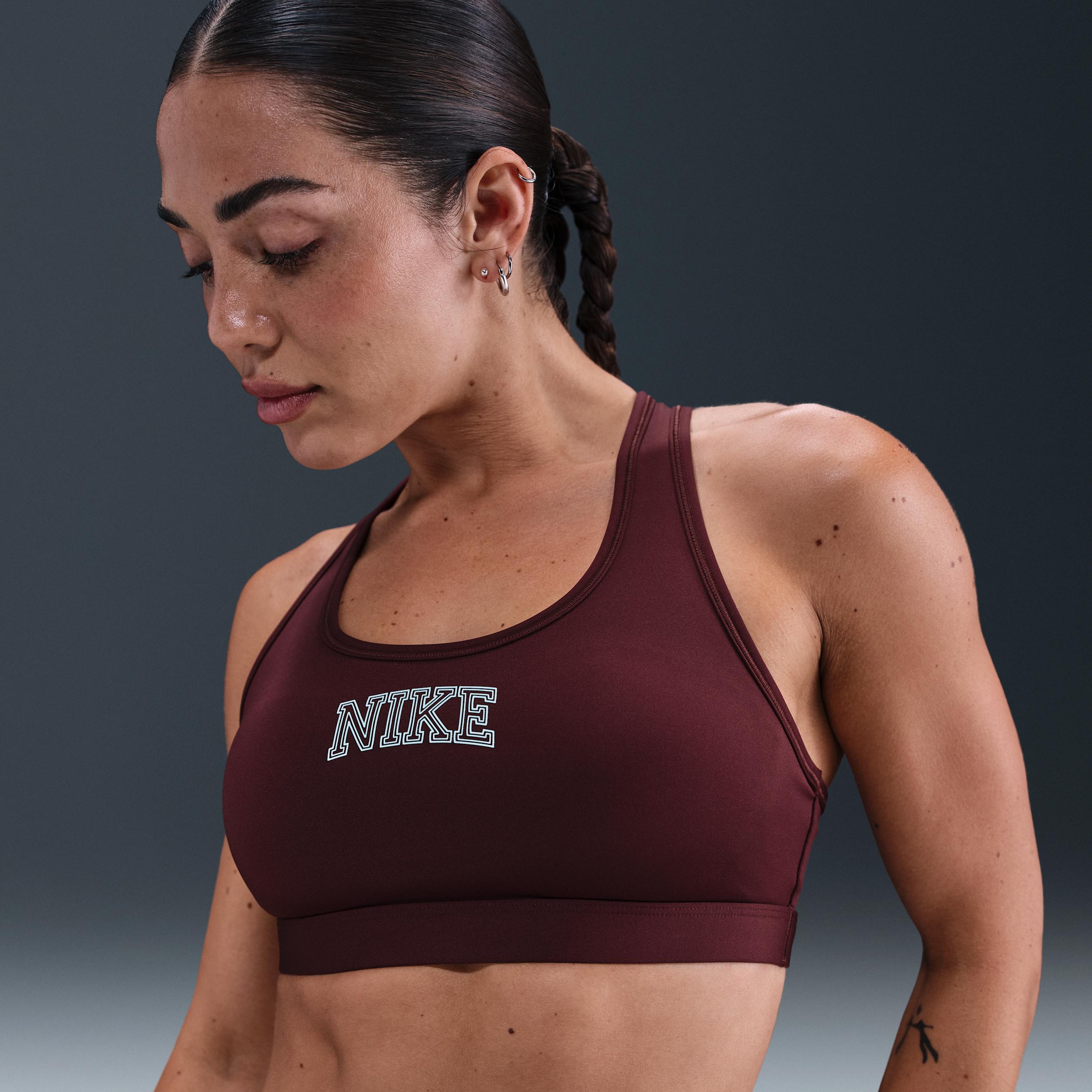 Nike Women's Swoosh Medium Support Padded Sports Bra by NIKE Nike Women's Swoosh Medium Support Padded Sports Bra by NIKE