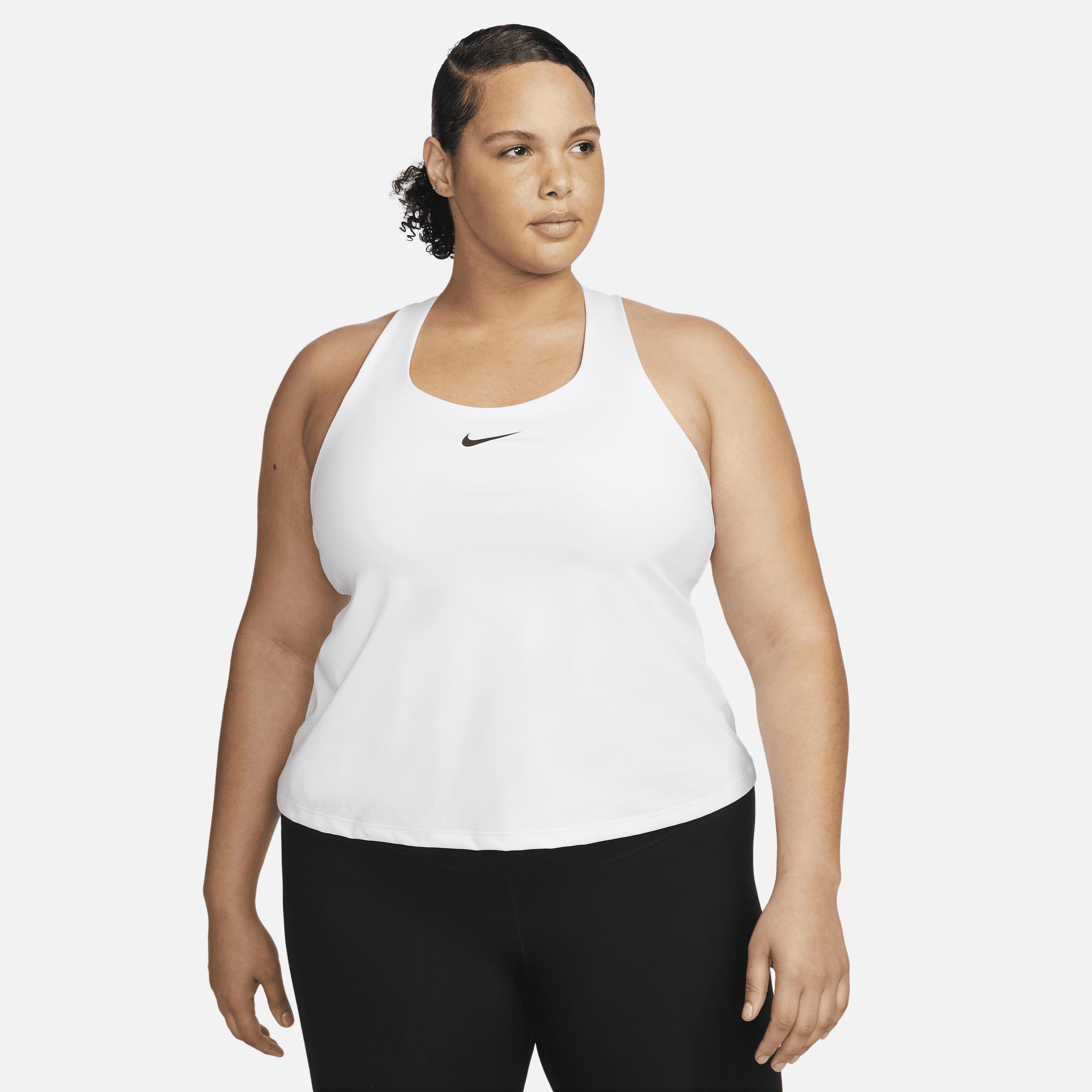 Nike Women's Swoosh Medium-Support Padded Sports Bra Tank Top (Plus Size) by NIKE