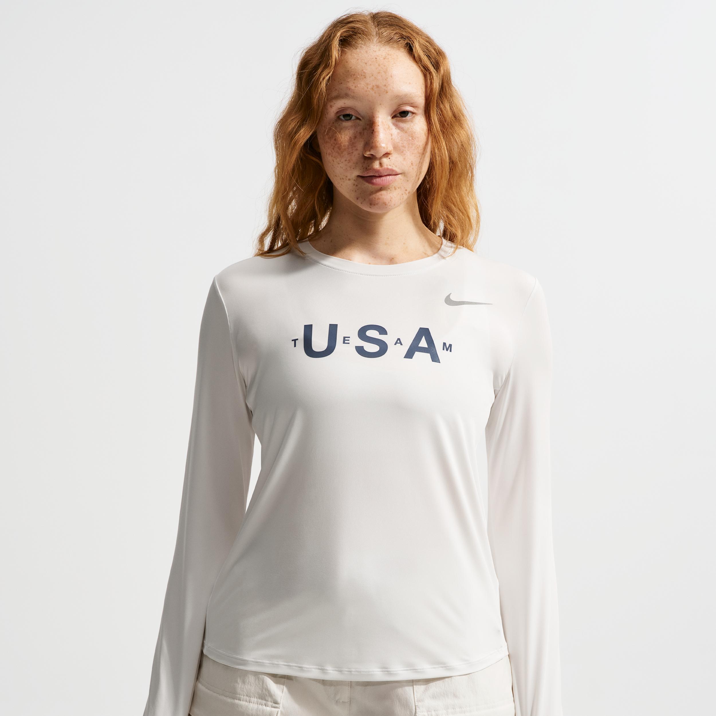 Nike Women's Team USA One Dri-FIT Long-Sleeve Top by NIKE