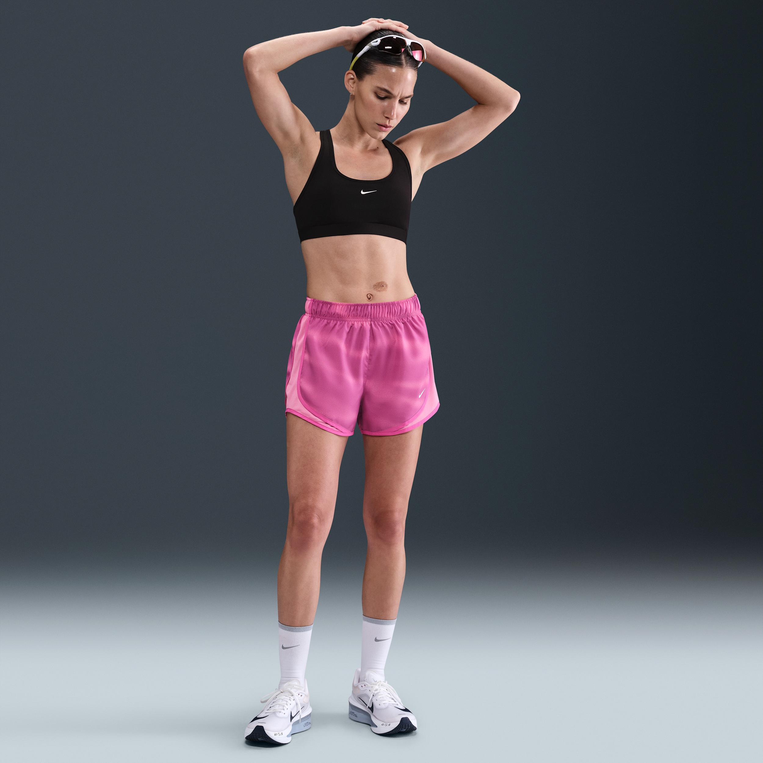 Nike Women's Tempo Dri-FIT Mid-Rise Brief-Lined Running Shorts by NIKE