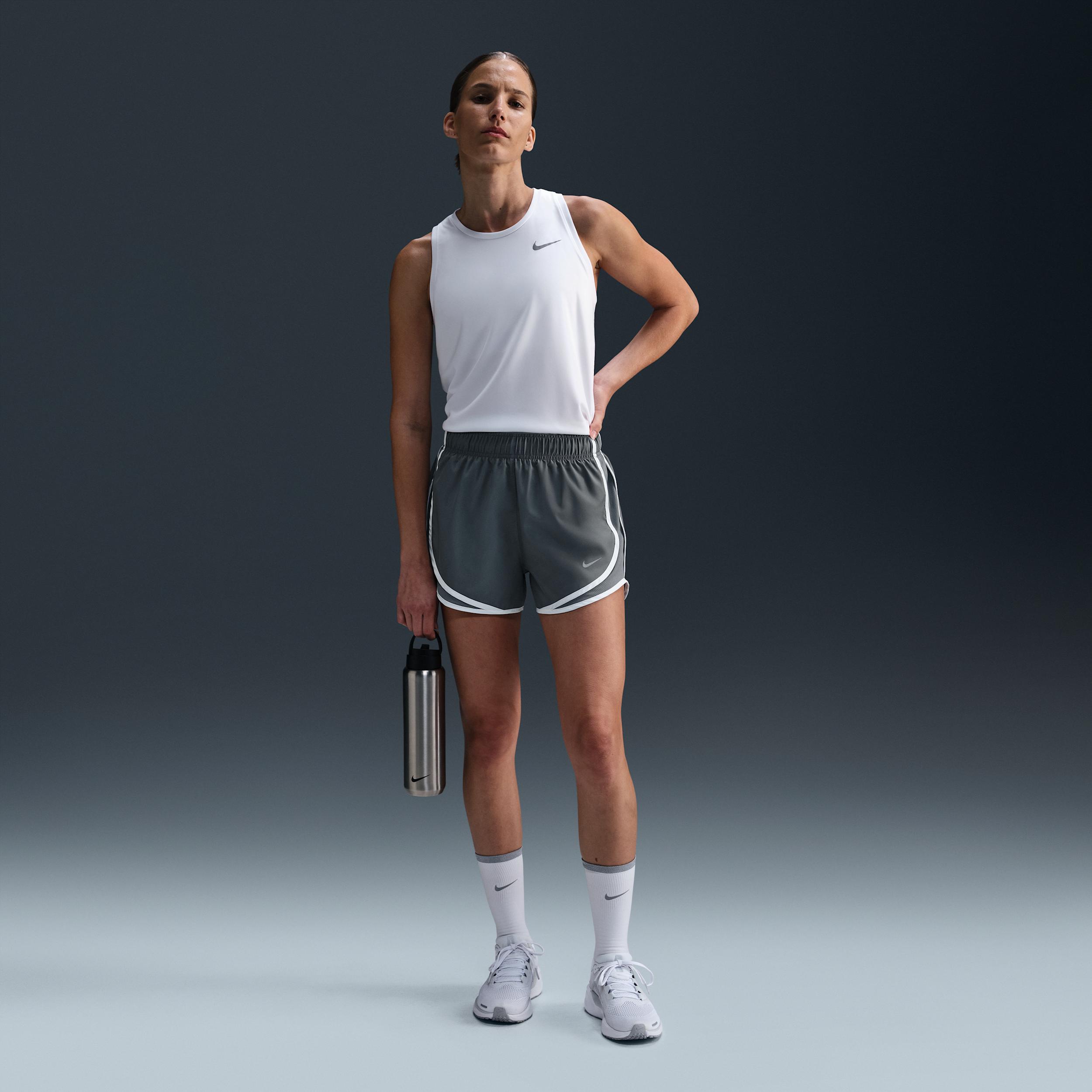 Nike Women's Tempo Dri-FIT Mid-Rise Brief-Lined Running Shorts by NIKE