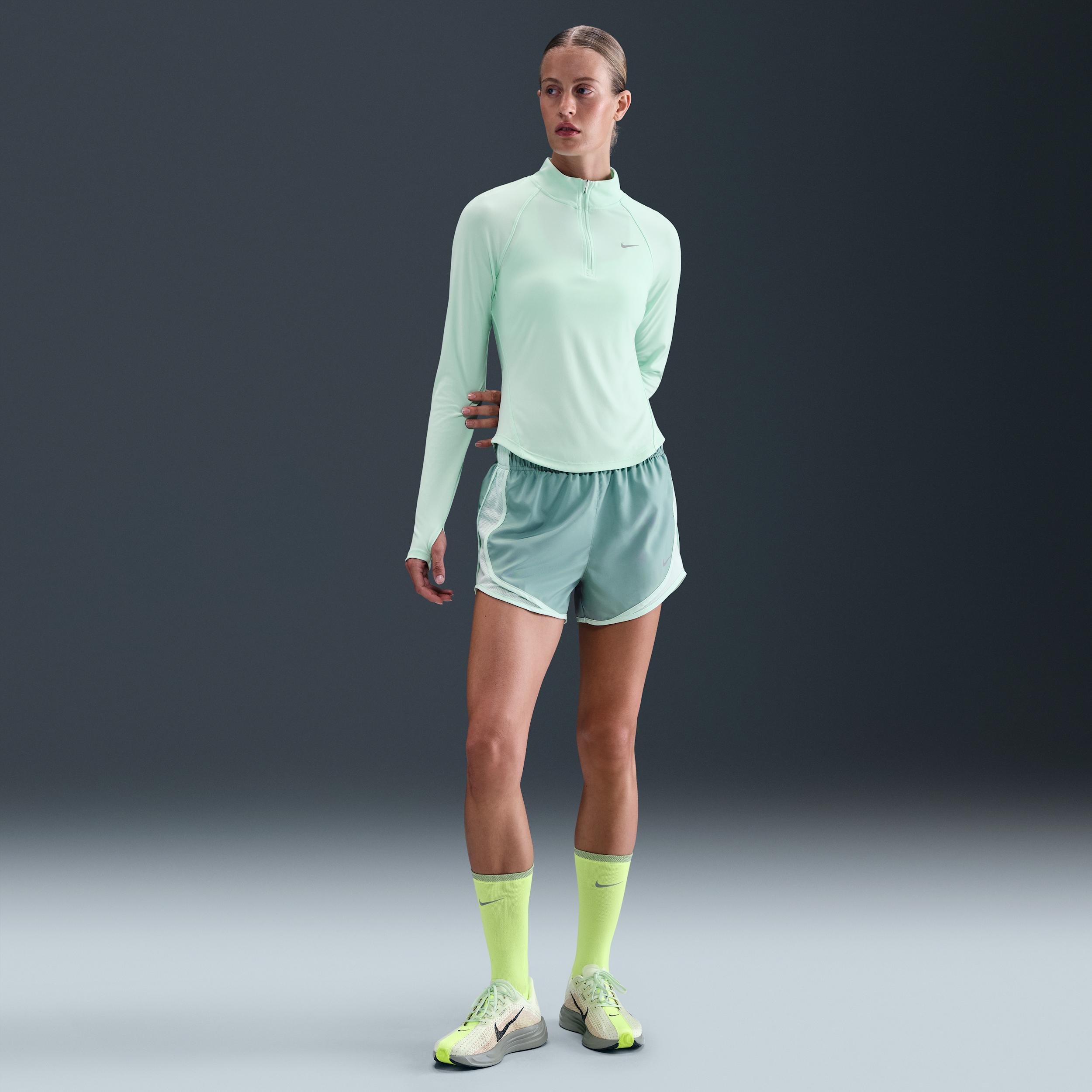 Nike Women's Tempo Dri-FIT Mid-Rise Brief-Lined Running Shorts by NIKE