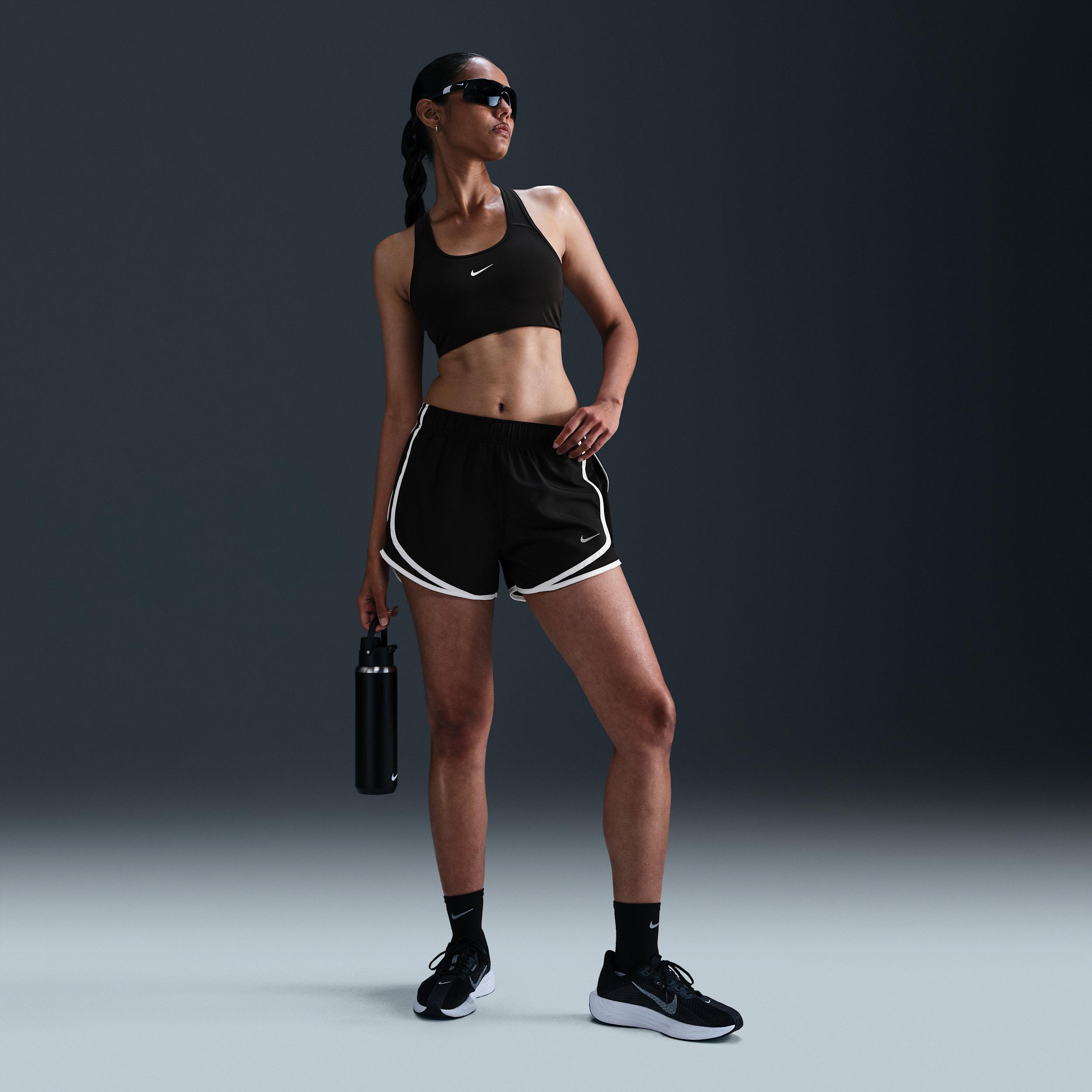 Nike Women's Tempo Dri-FIT Mid-Rise Brief-Lined Running Shorts by NIKE