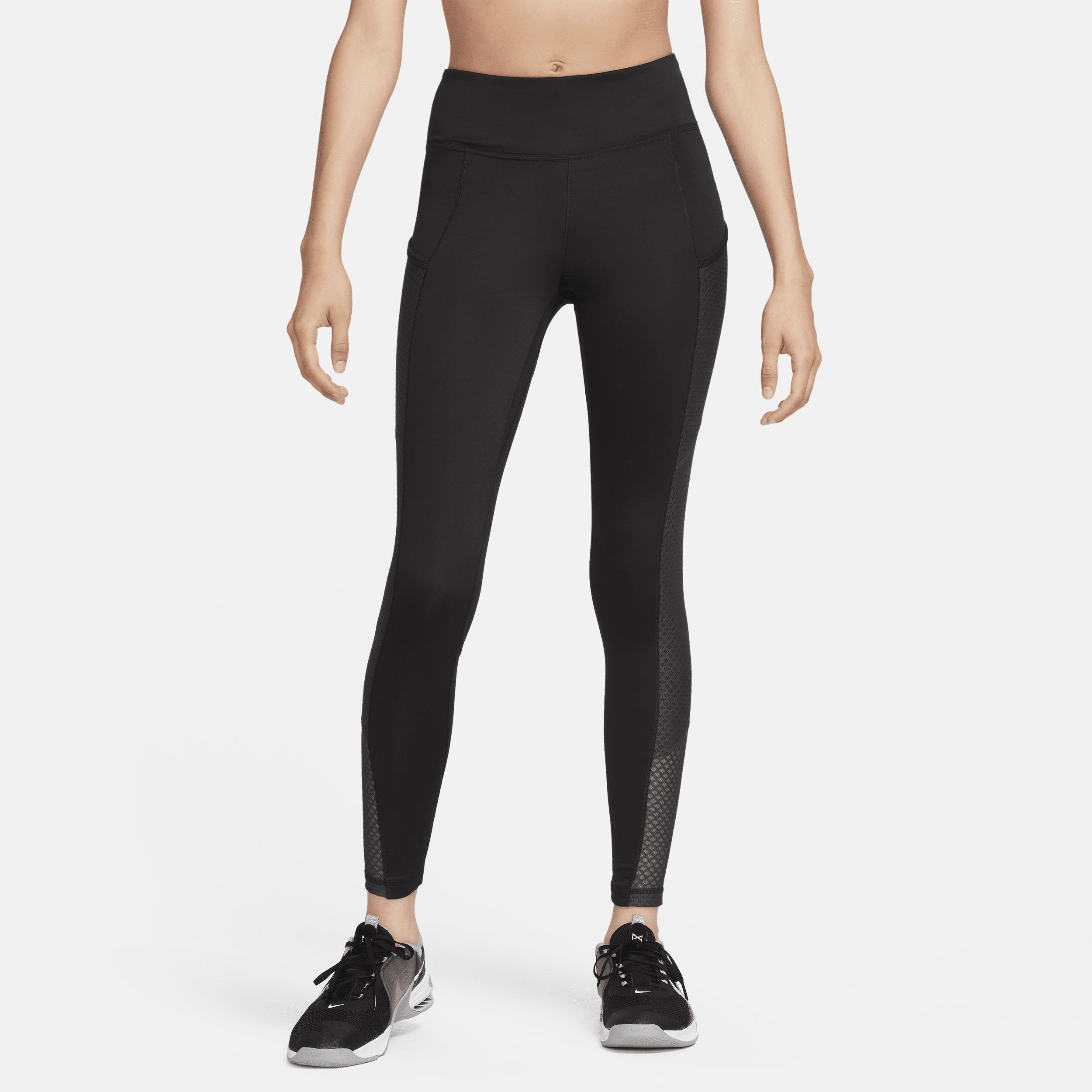 Nike Women's Therma-FIT One Mid-Rise Full-Length Training Leggings with Pockets by NIKE