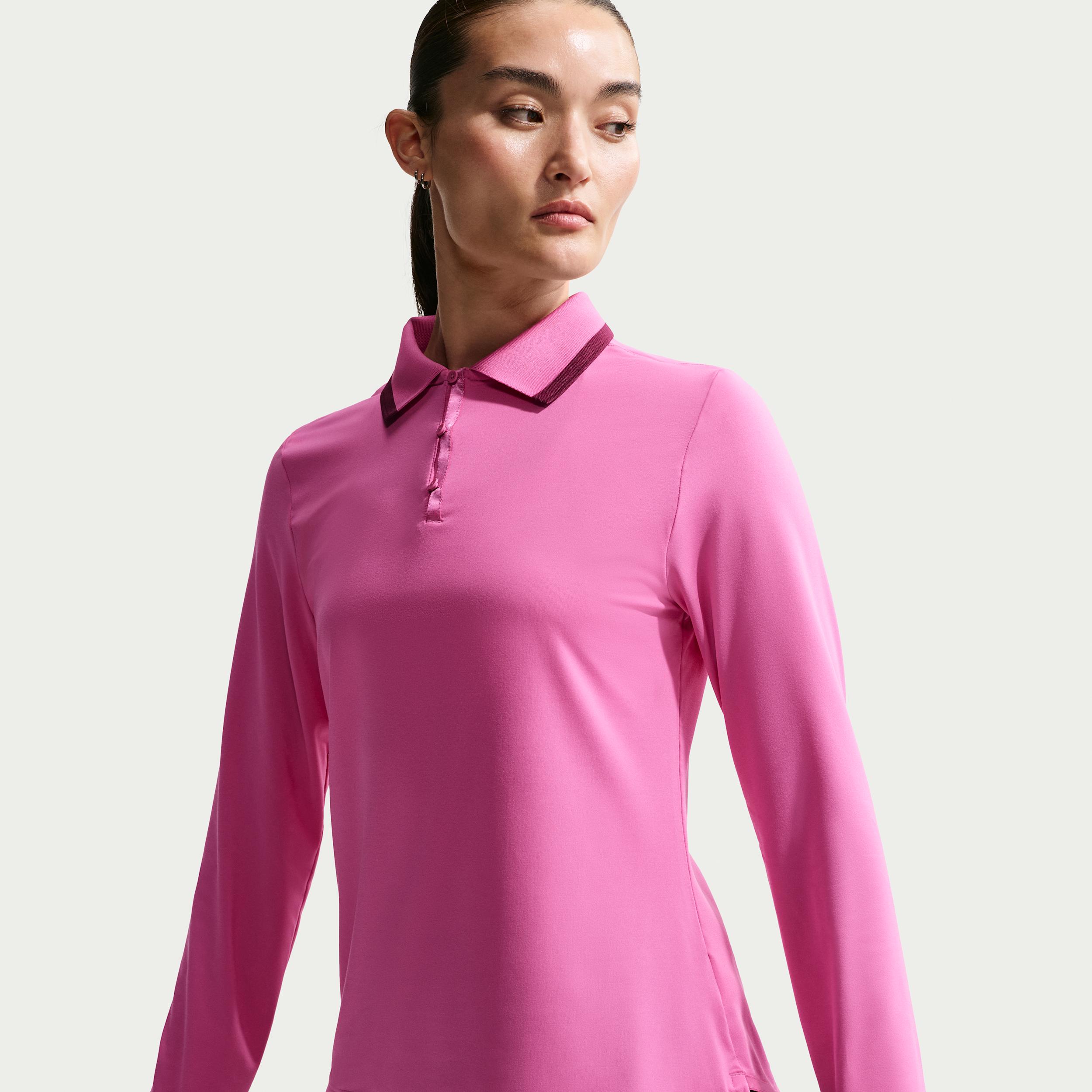 Nike Women's Tour Dri-FIT UV Protection Long-Sleeve Golf Polo by NIKE