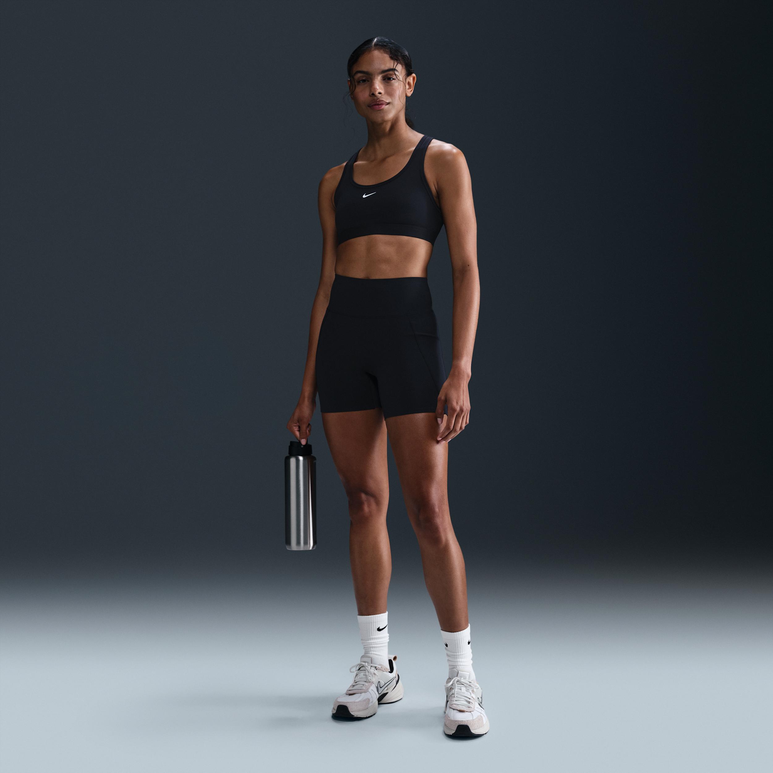 Nike Women's Universa High-Waisted 5" Biker Shorts with No Front Seam by NIKE