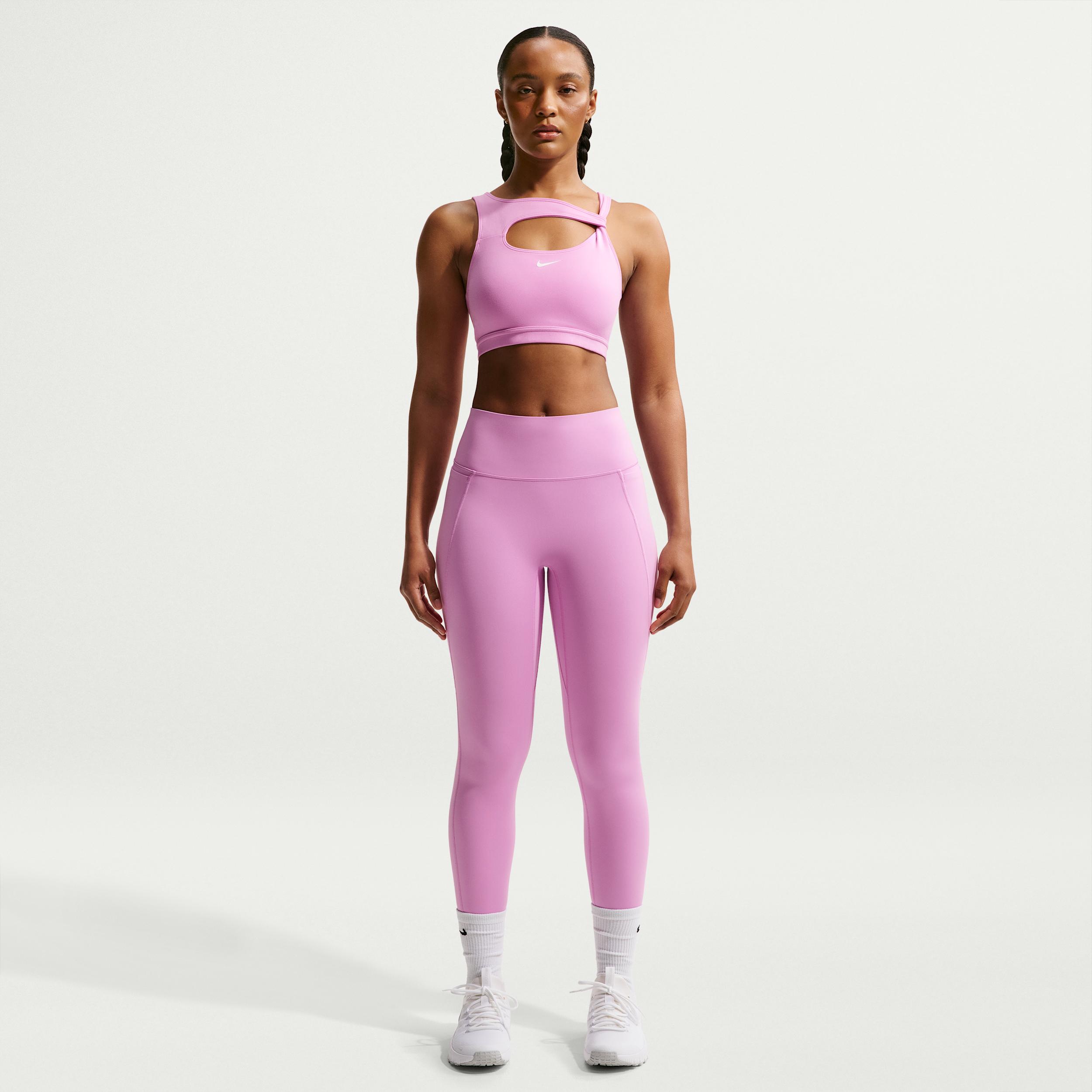 Nike Women's Universa High-Waisted 7/8 Leggings with No Front Seam by NIKE