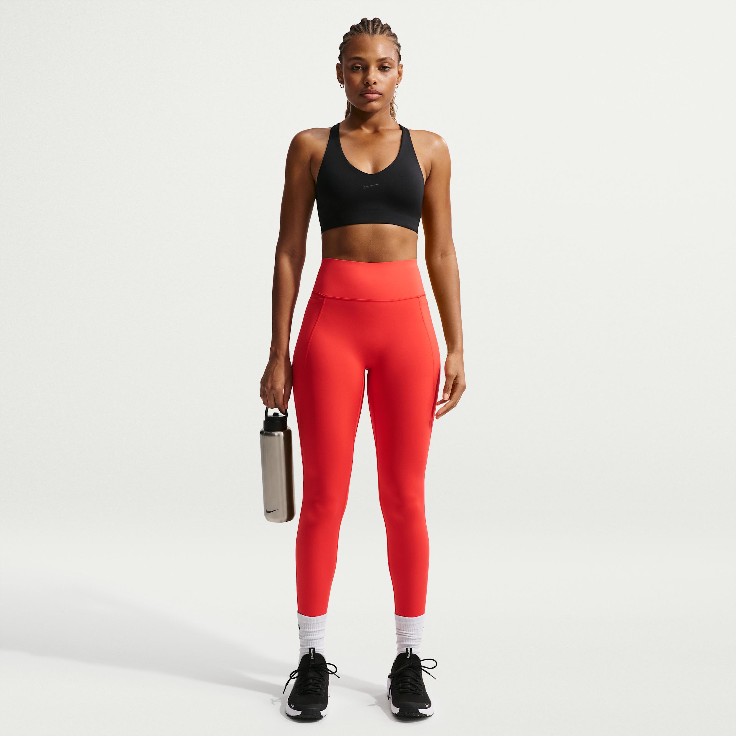 Nike Women's Universa High-Waisted 7/8 Leggings with No Front Seam by NIKE