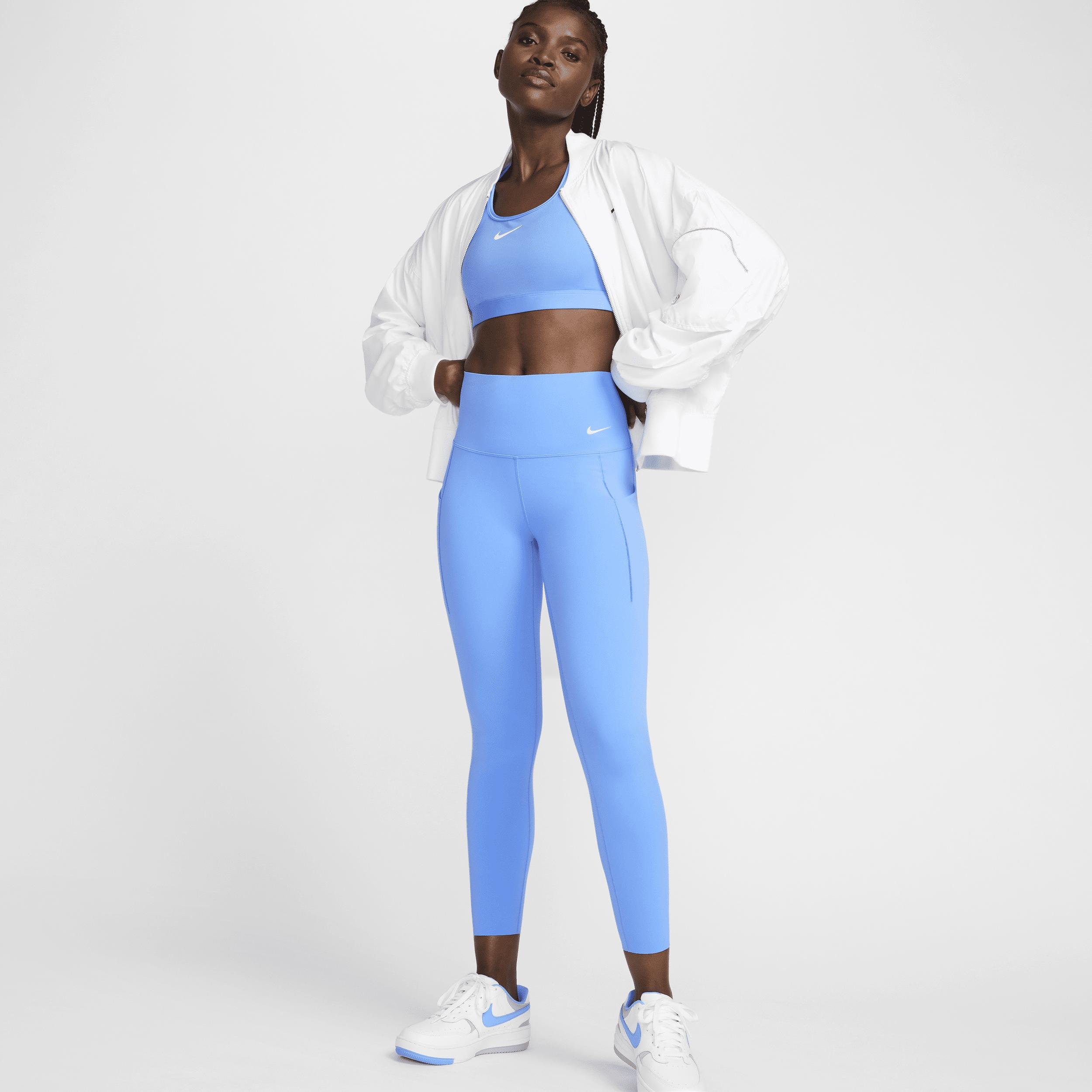 Nike Women's Universa Medium-Support High-Waisted 7/8 Leggings with Pockets by NIKE