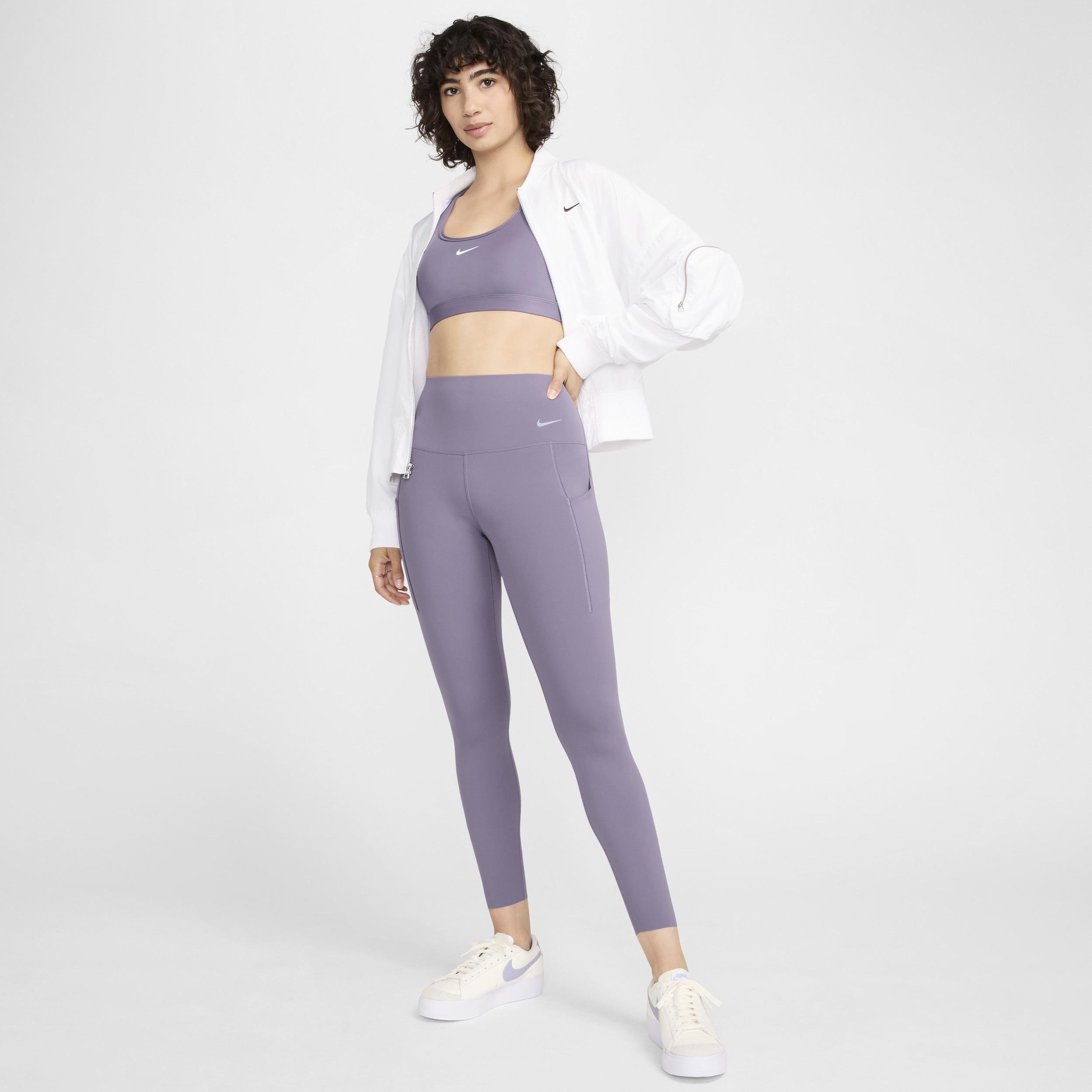Nike Women's Universa Medium-Support High-Waisted 7/8 Leggings with Pockets by NIKE