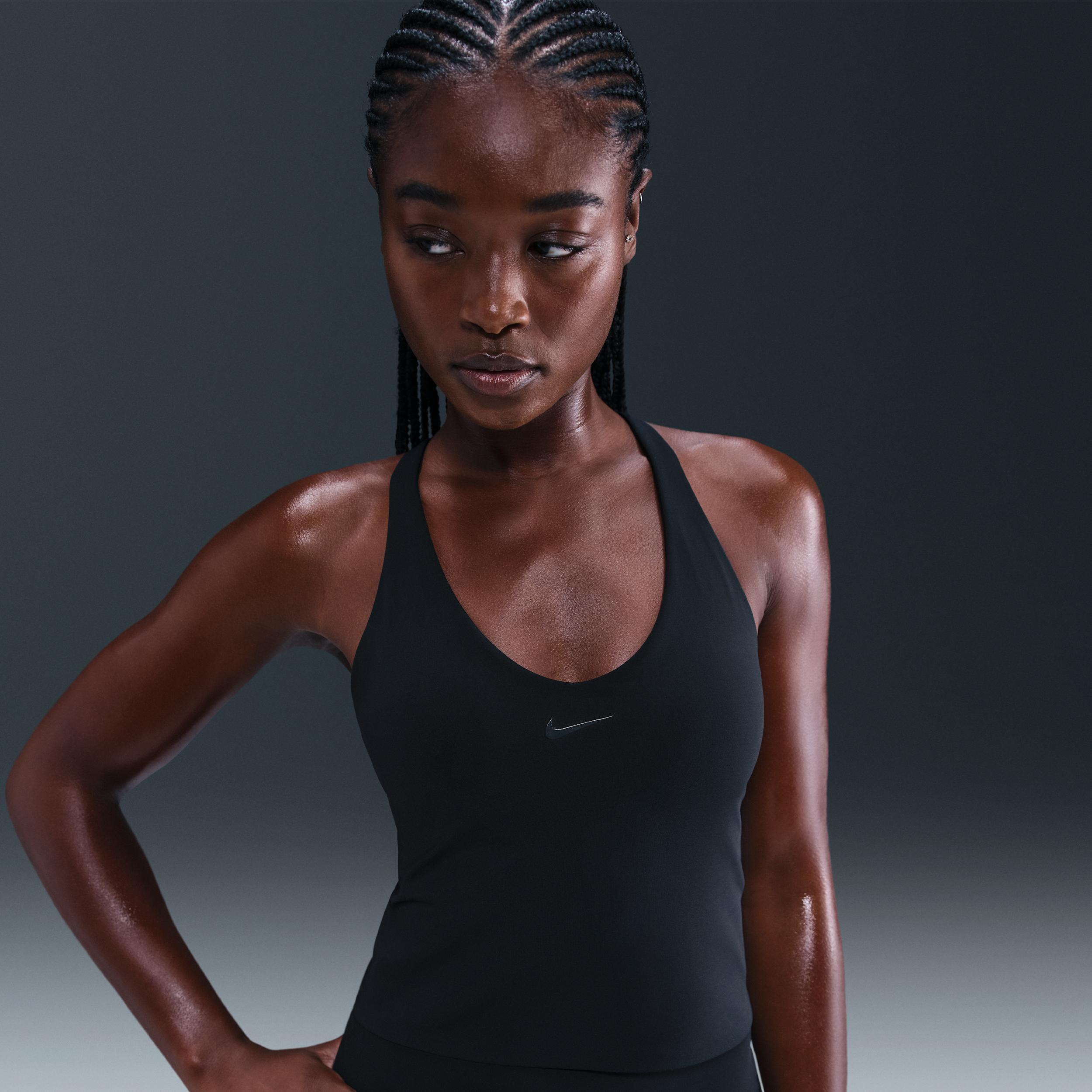 Nike Women's Universa Medium-Support Padded Sports Bra Tank Top by NIKE