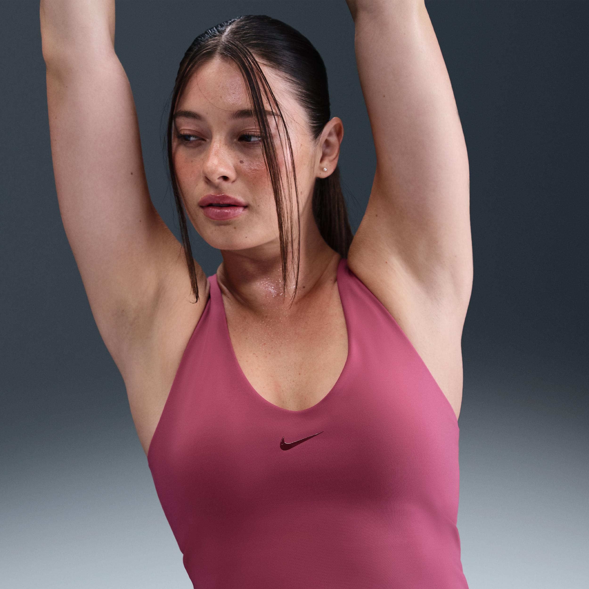 Nike Women's Universa Medium-Support Padded Sports Bra Tank Top by NIKE