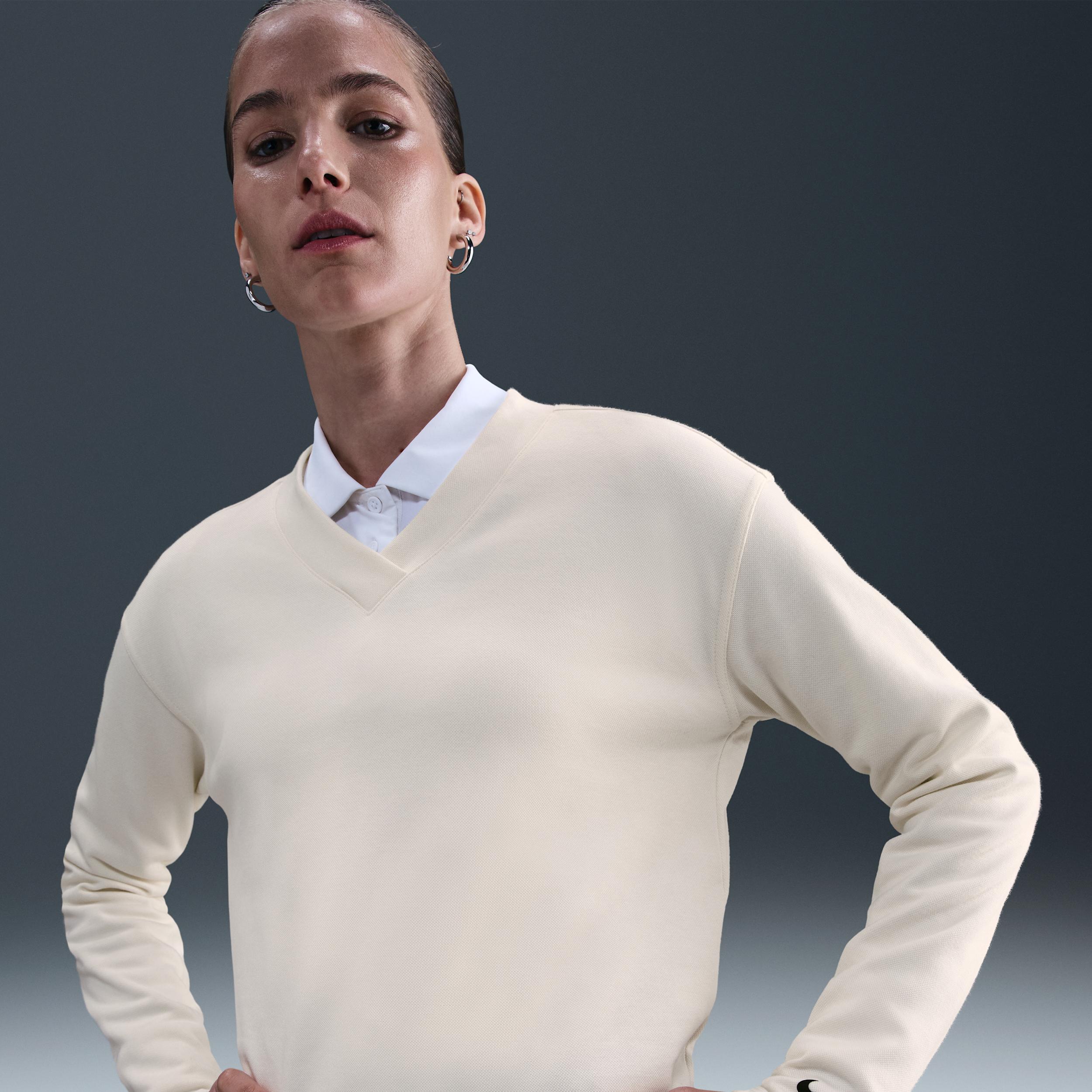 Nike Women's V-Neck Long-Sleeve Golf Top by NIKE