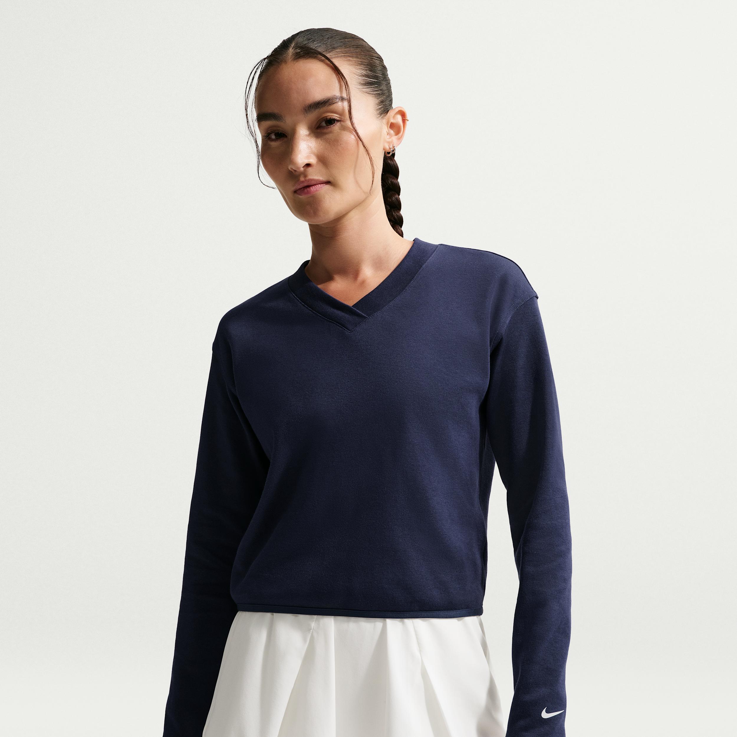Nike Women's V-Neck Long-Sleeve Golf Top by NIKE