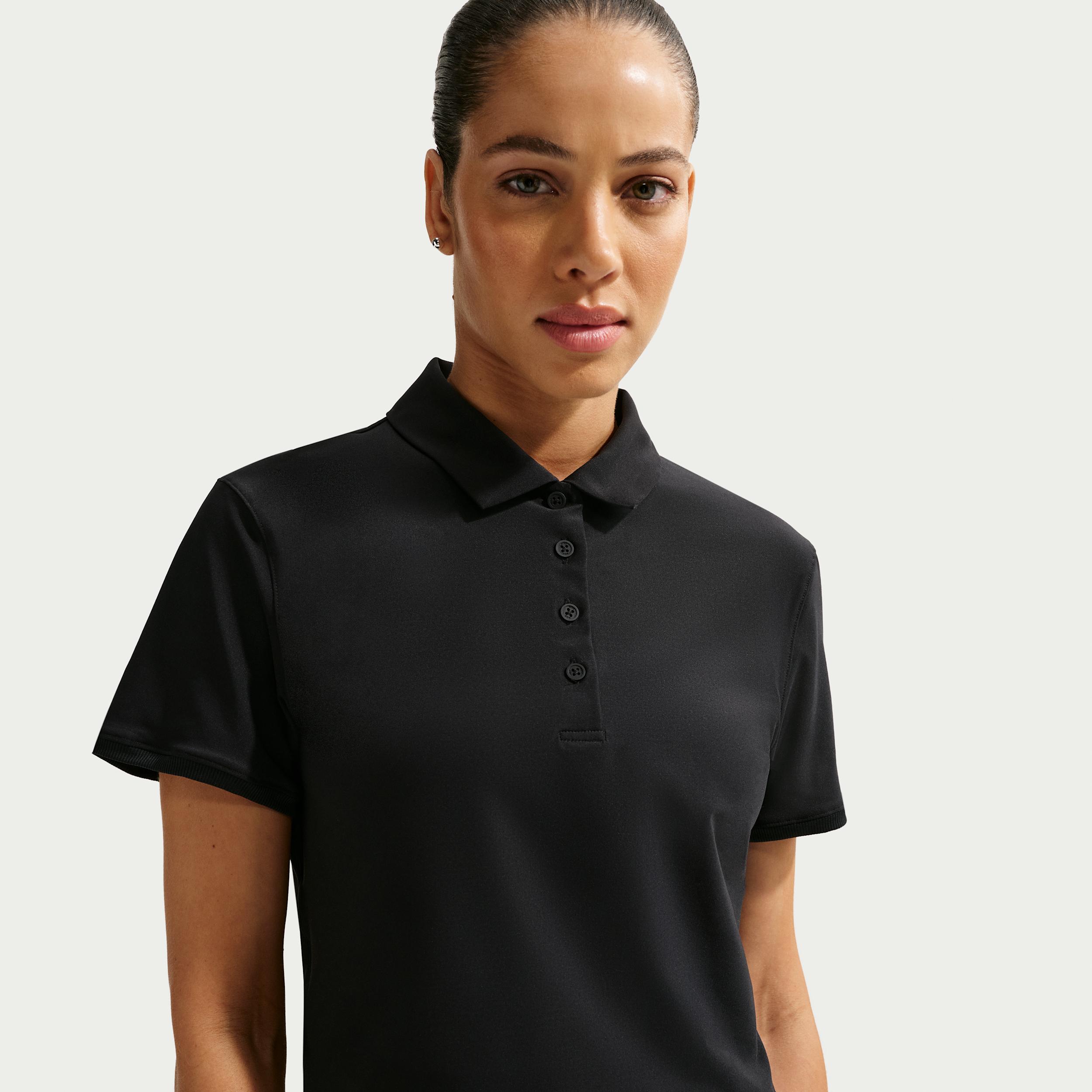 Nike Women's Victory Dri-FIT Short-Sleeve Cropped Golf Polo by NIKE