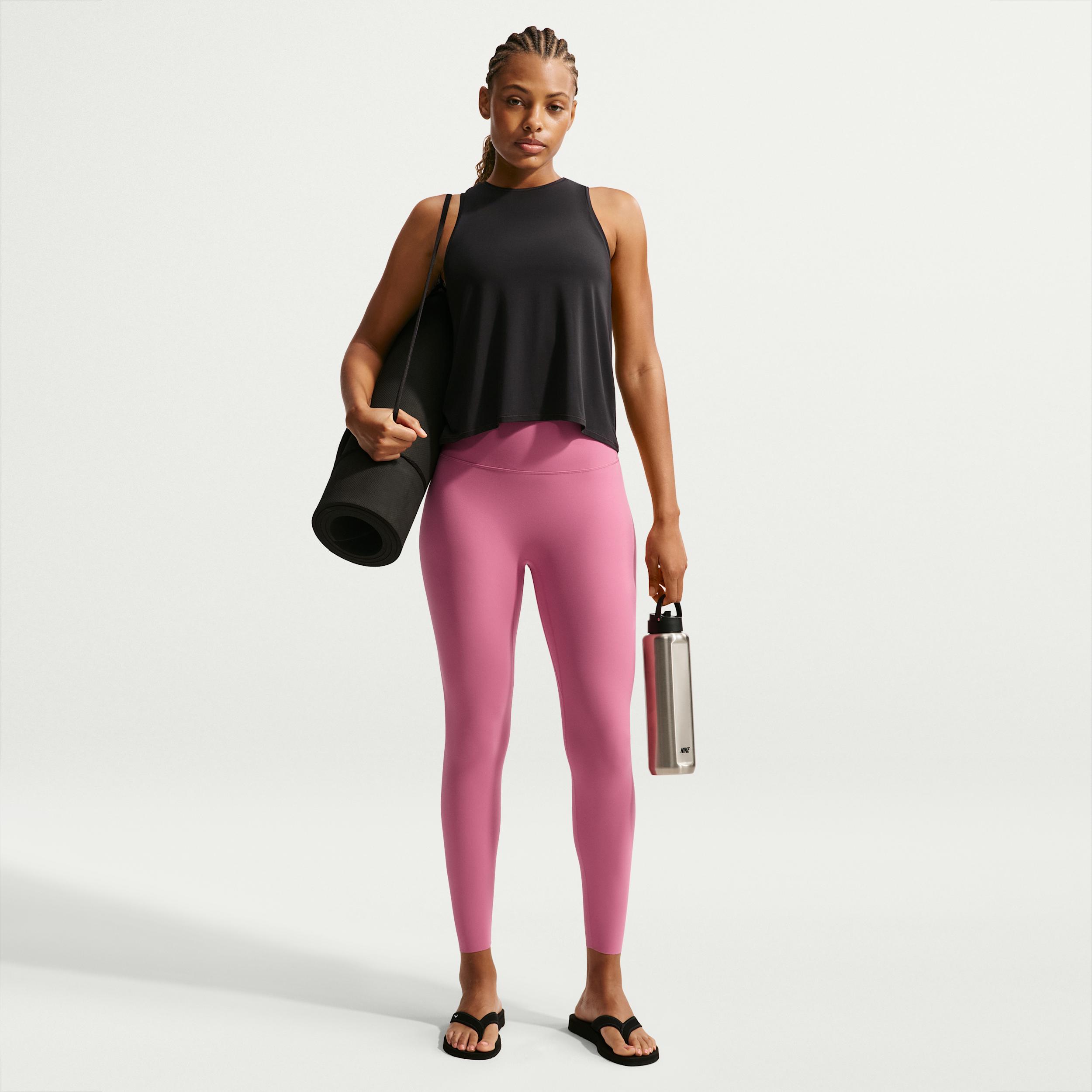 Nike Women's Zenvy High-Waisted 7/8 Leggings with No Front Seam by NIKE