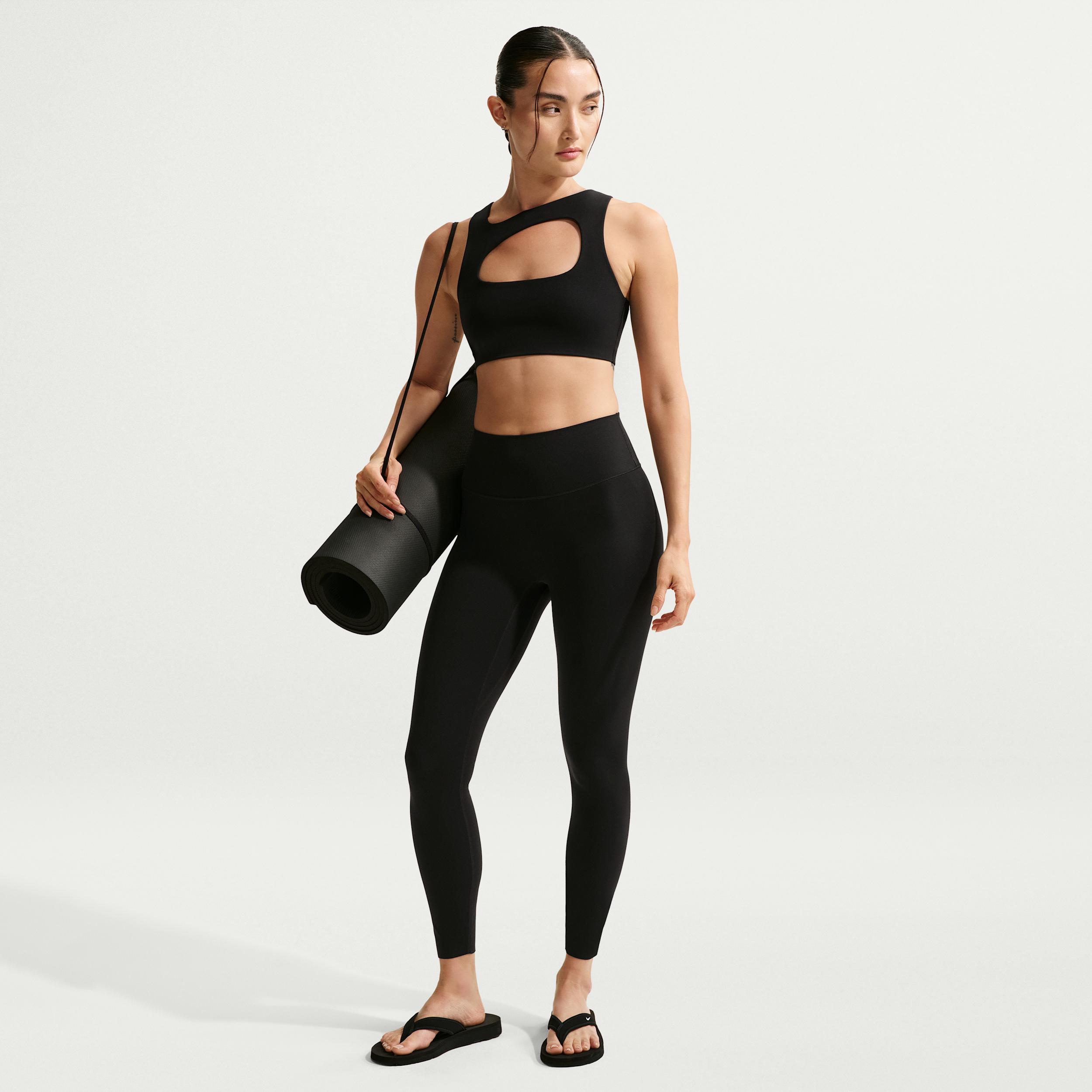 Nike Women's Zenvy High-Waisted 7/8 Leggings with No Front Seam by NIKE