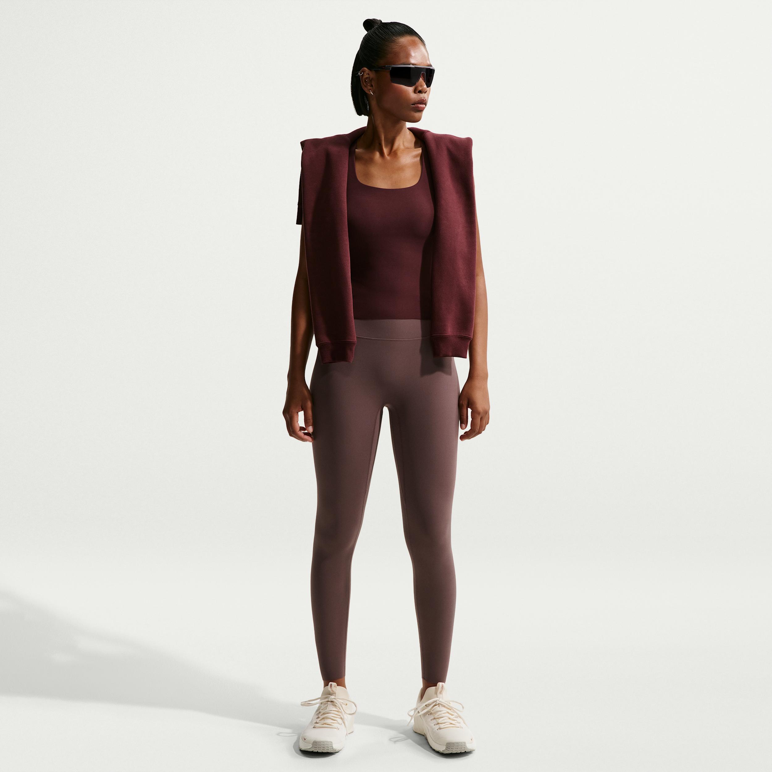 Nike Women's Zenvy High-Waisted 7/8 Leggings with No Front Seam by NIKE