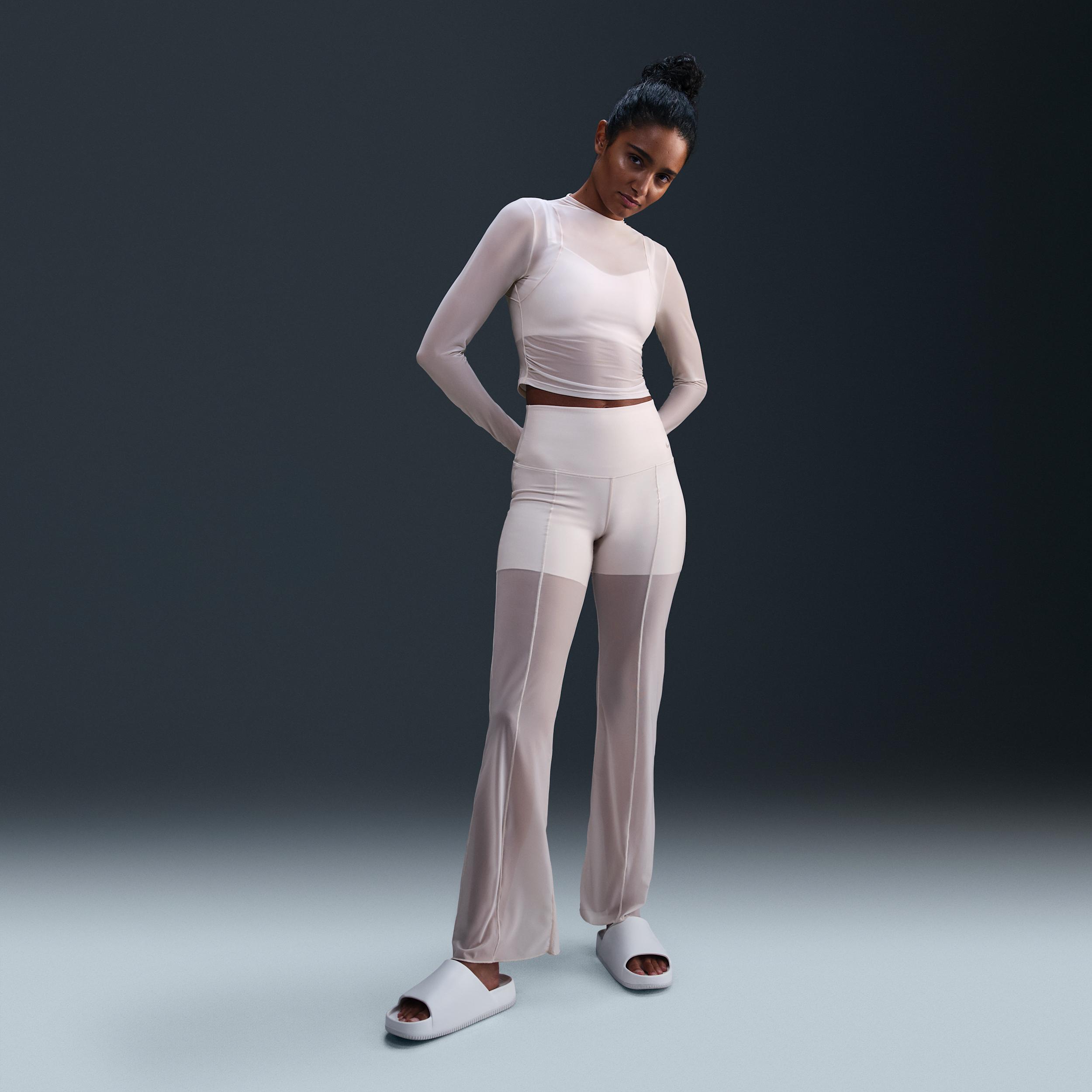 Nike Women's Zenvy Sheer Dri-FIT Long-Sleeve Top by NIKE