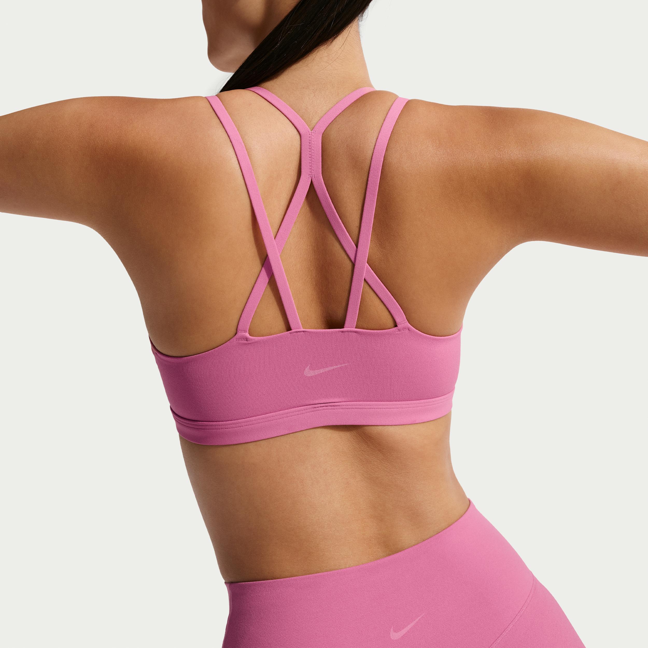 Nike Women's Zenvy Strappy Light-Support Padded Sports Bra by NIKE