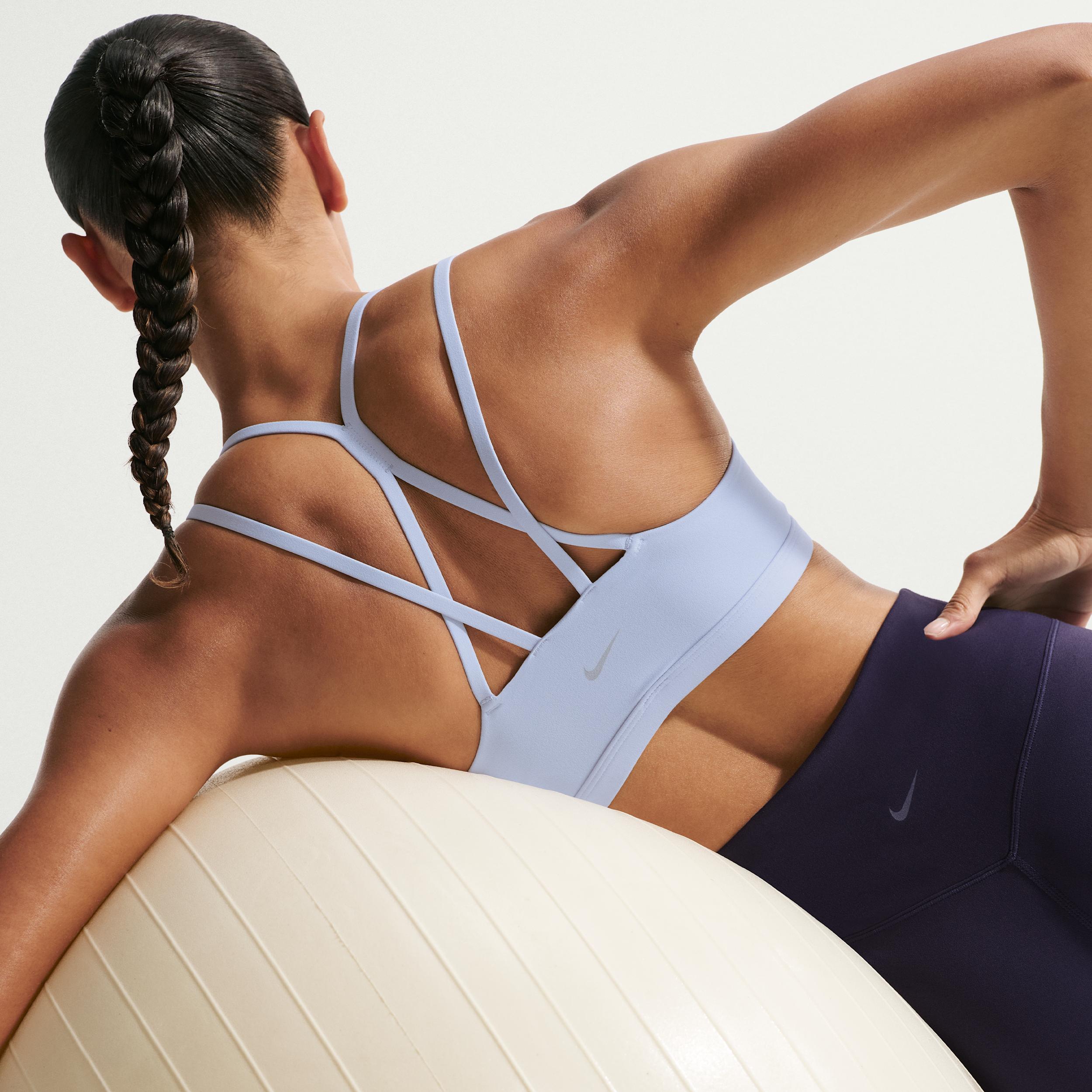 Nike Women's Zenvy Strappy Light-Support Padded Sports Bra by NIKE