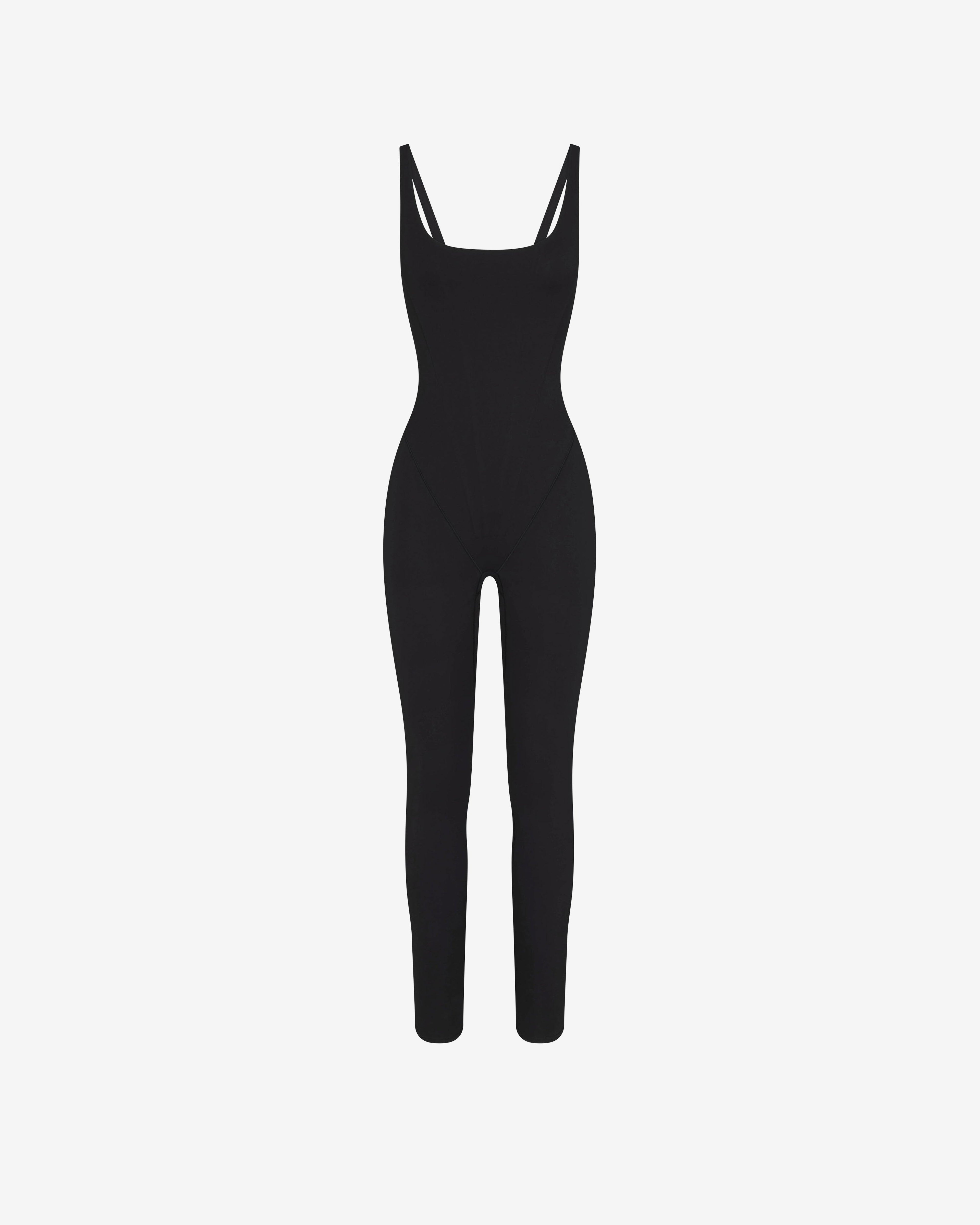 NikeSKIMS - Women's Corset 29" Bodysuit - (Obsidian) by NIKE