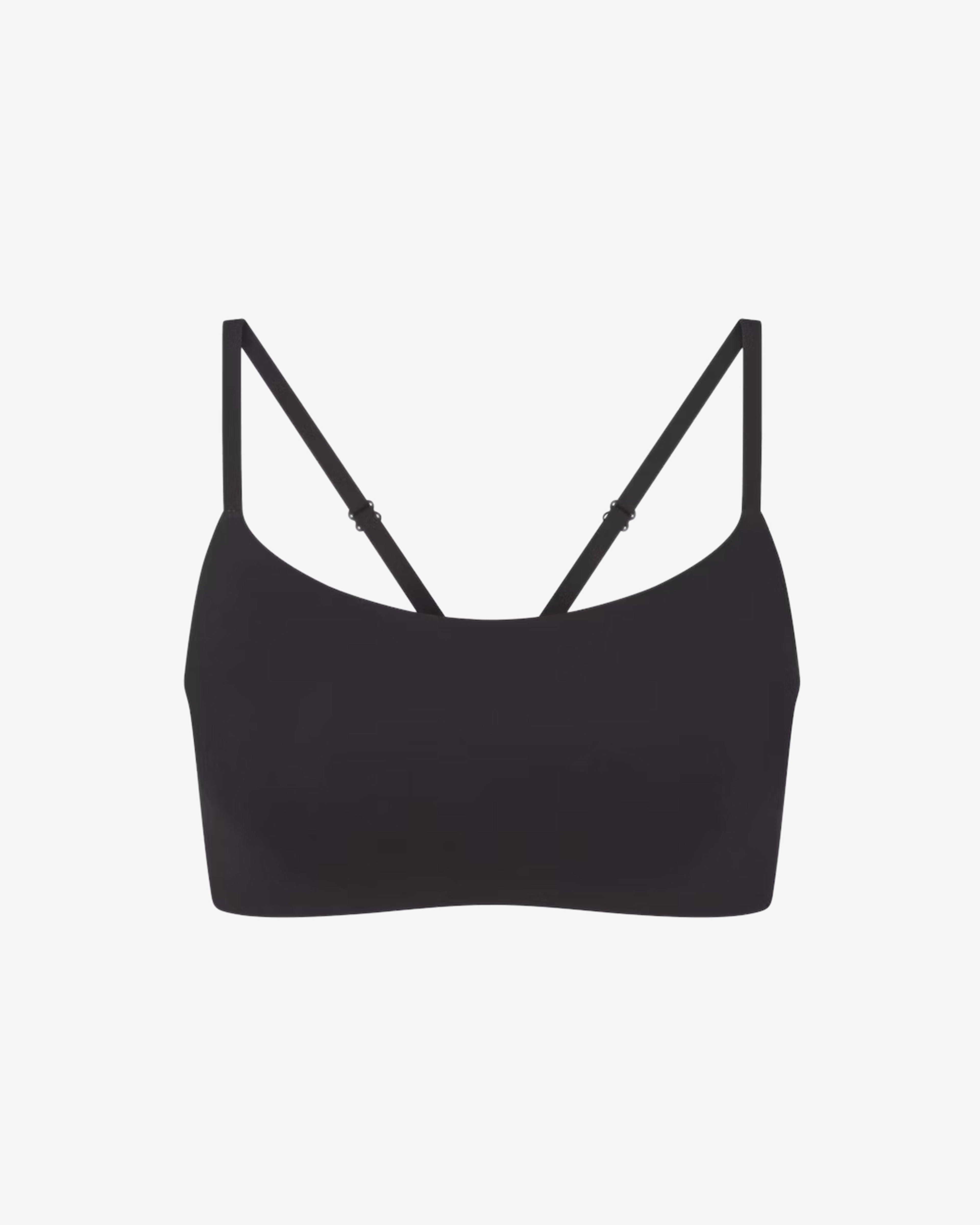 NikeSkims - Women's Matte Contour Cami Bra - (Obsidian) by NIKE