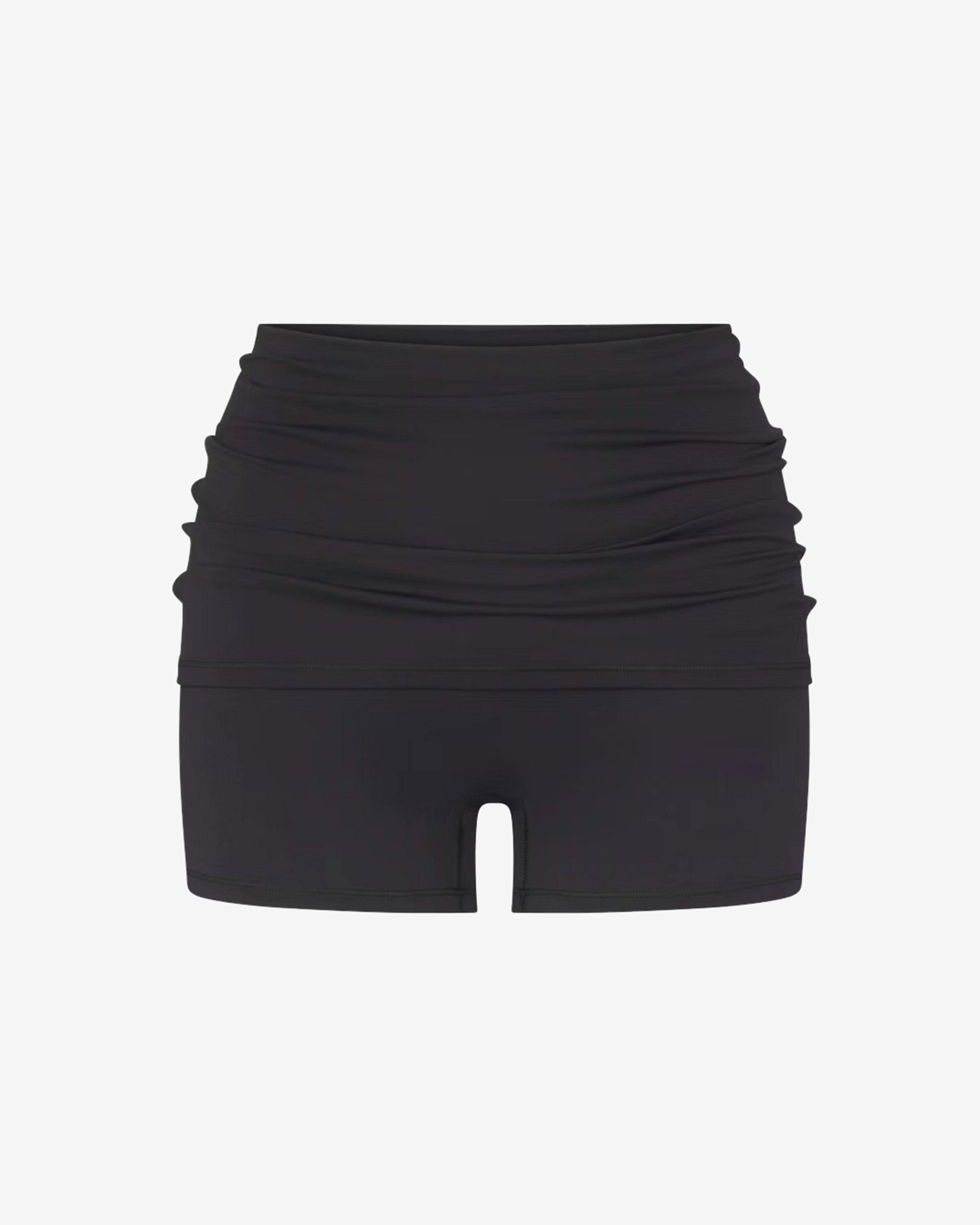 NikeSkims - Women's Matte Fold Over 3inch Shorts - (Obsidian) by NIKE