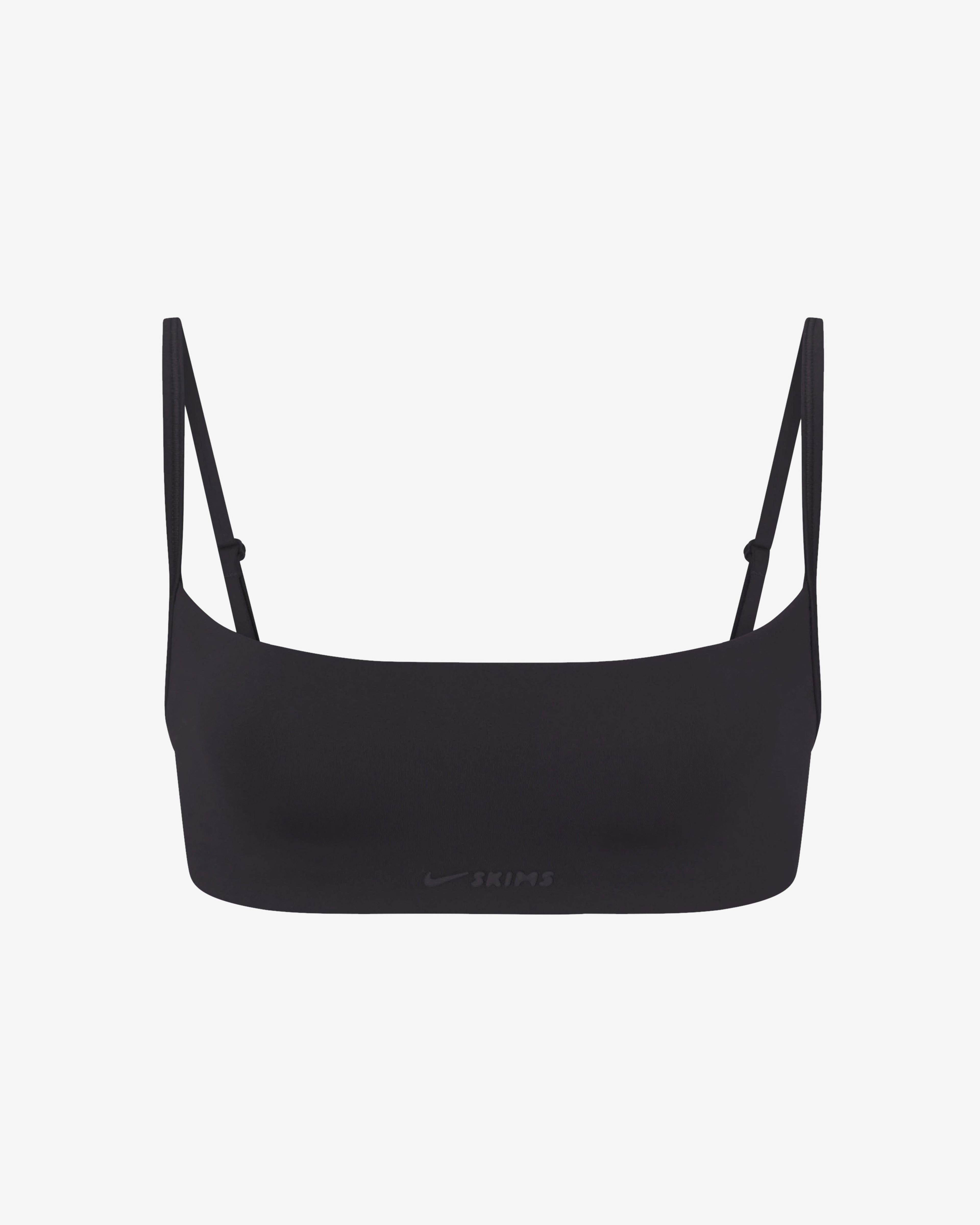 NikeSkims - Women's Thin Strap Micro Bra - (Obsidian) by NIKE