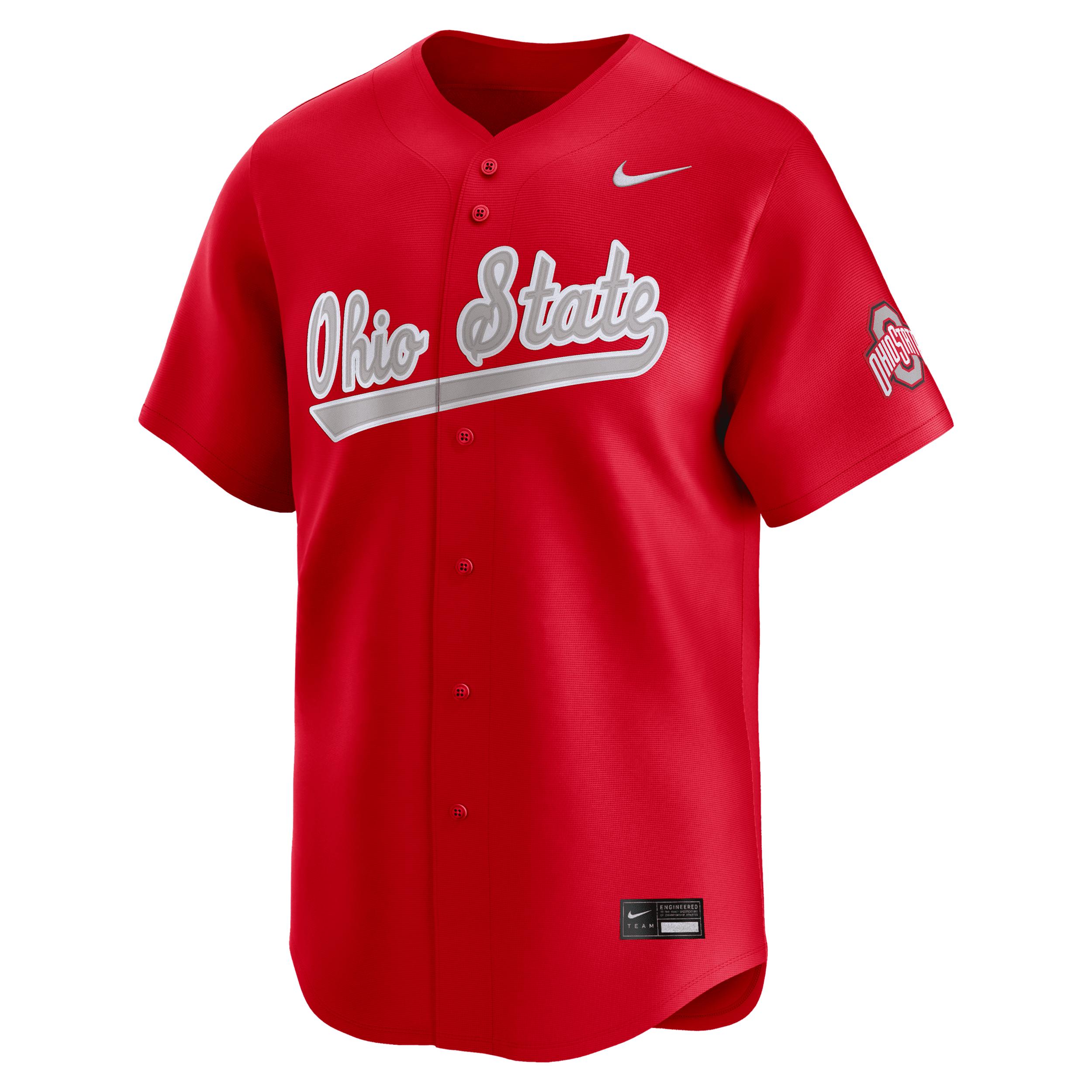 Ohio State Buckeyes Nike Men's College Limited Baseball Jersey by NIKE